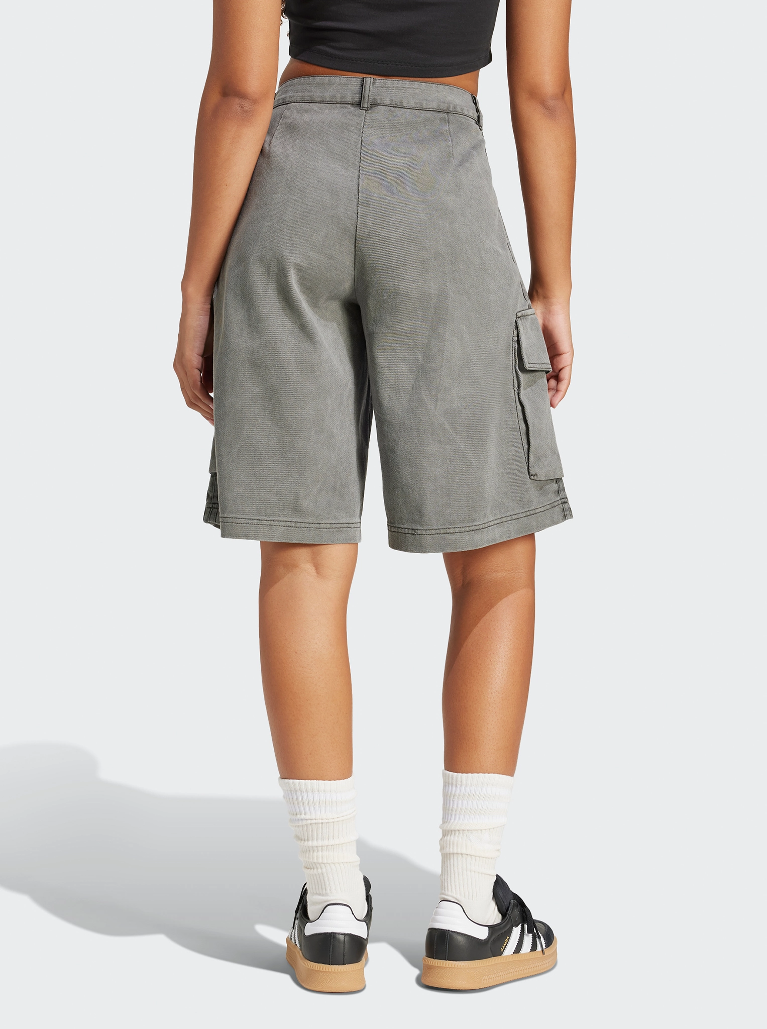 Bold Statement Anorak Washed Cargo Twill Jorts