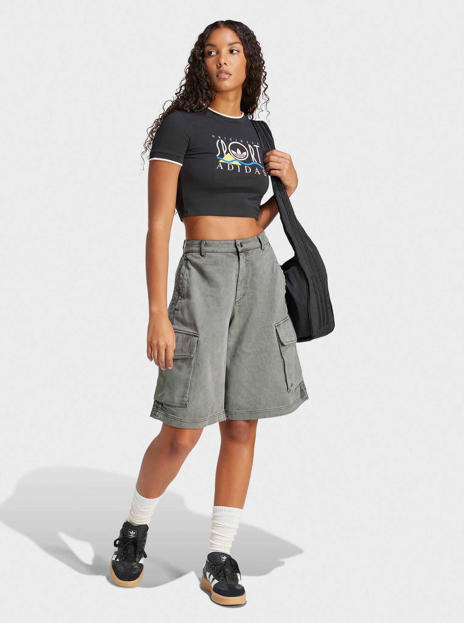 Washed Cargo Twill Jorts Anti Static Fabric