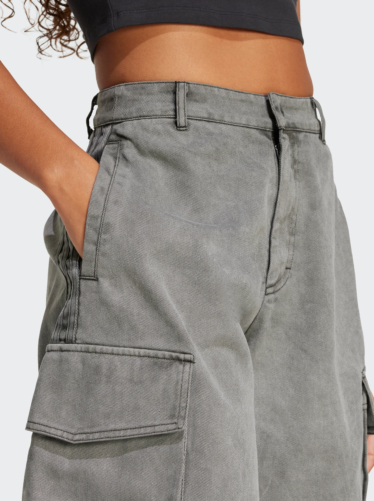 Washed Cargo Twill Jorts skateboarding outfit