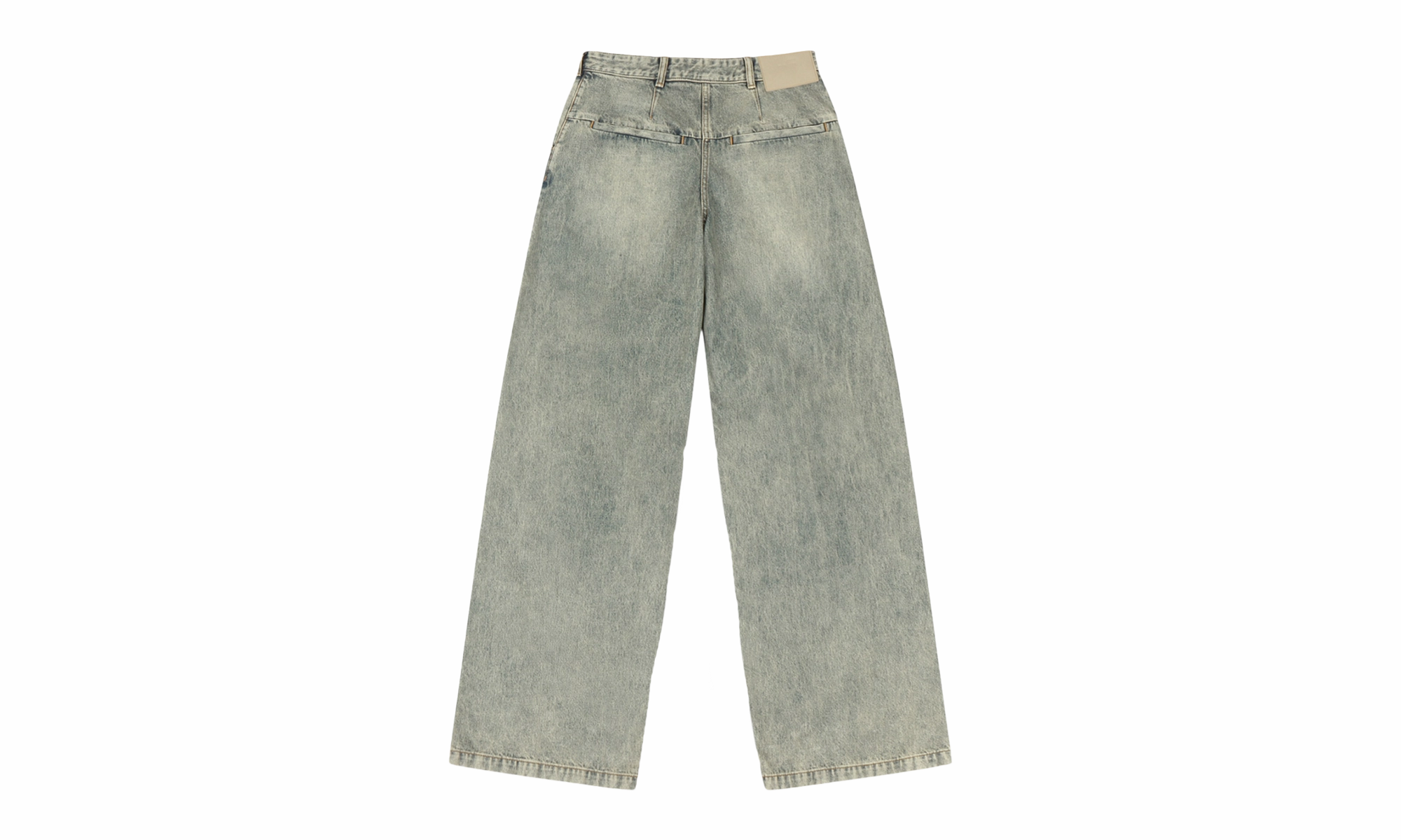 Casual Friday Urban Explorer Washed Denim Jeans Surface Wave "Blue"