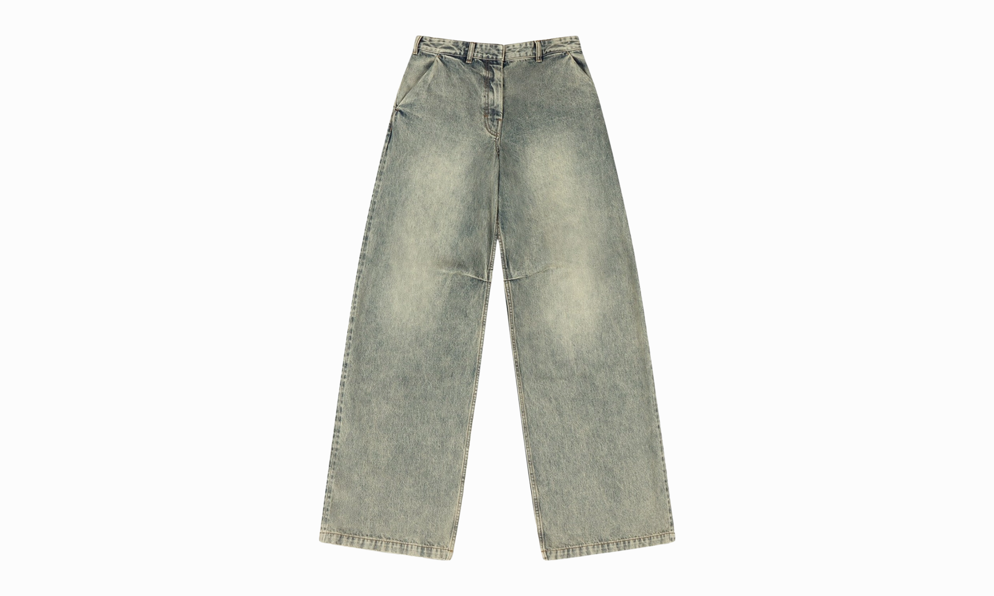 Washed Denim Jeans Surface Wave "Blue" Road Trip Affordable