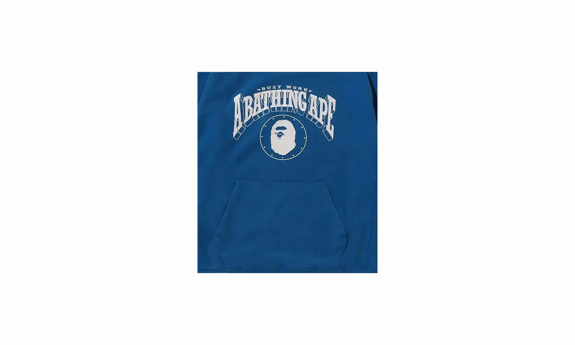 Washed Relaxed Fit Hoodie "Blue"