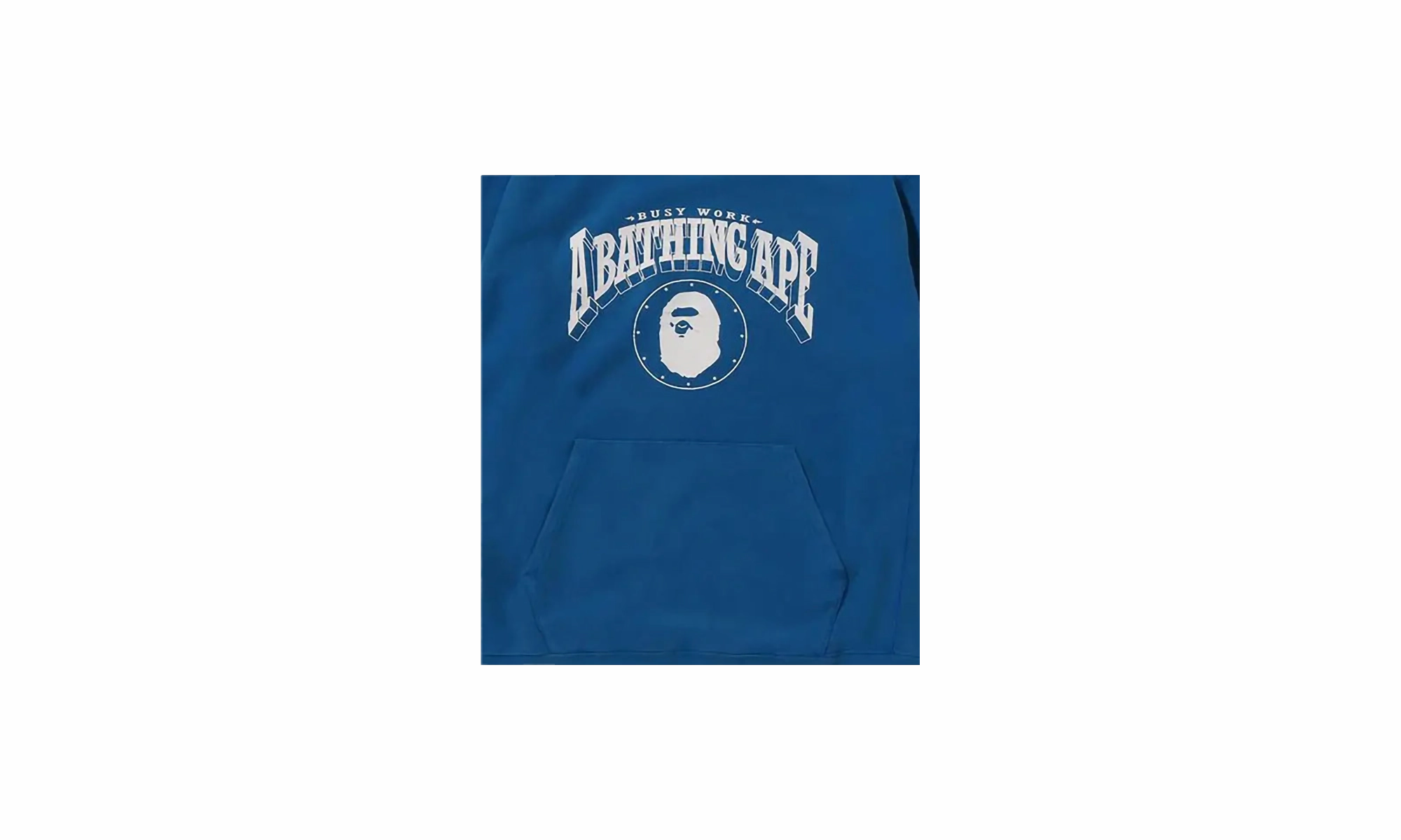 Washed Relaxed Fit Hoodie "Blue"