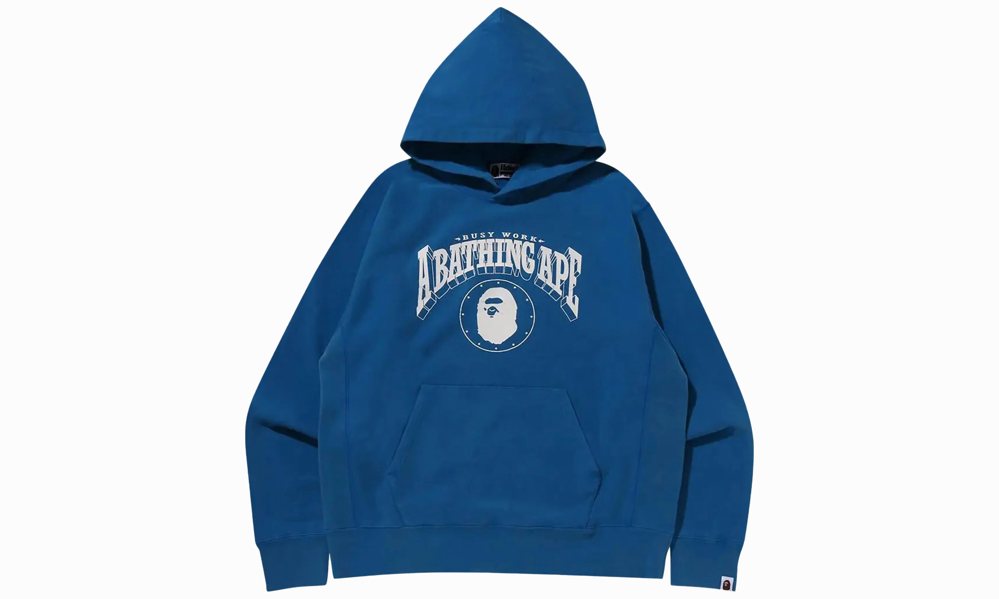 Washed Relaxed Fit Hoodie "Blue"