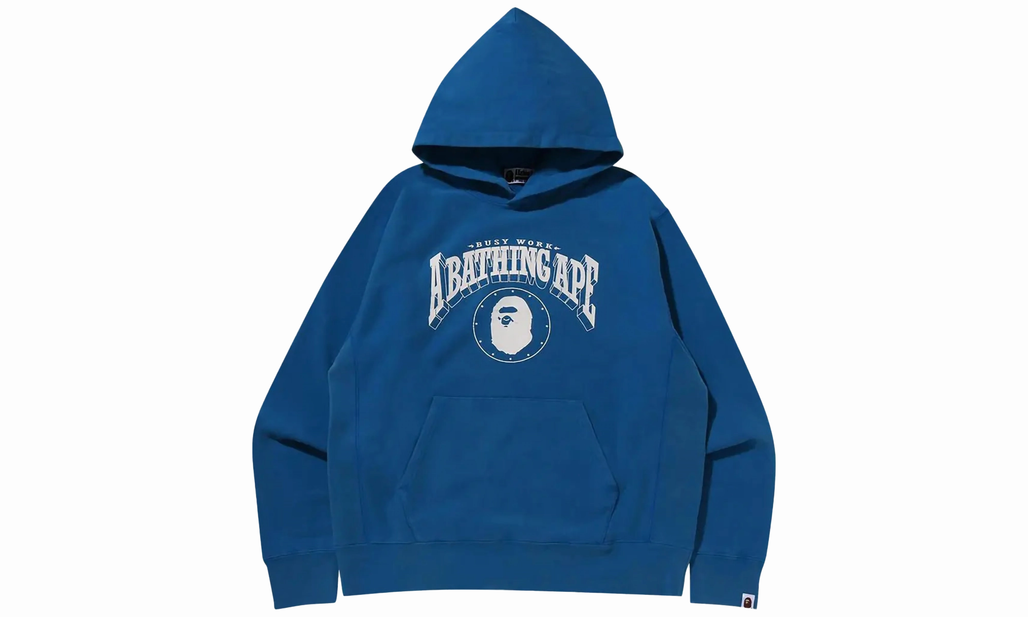 Washed Relaxed Fit Hoodie "Blue"