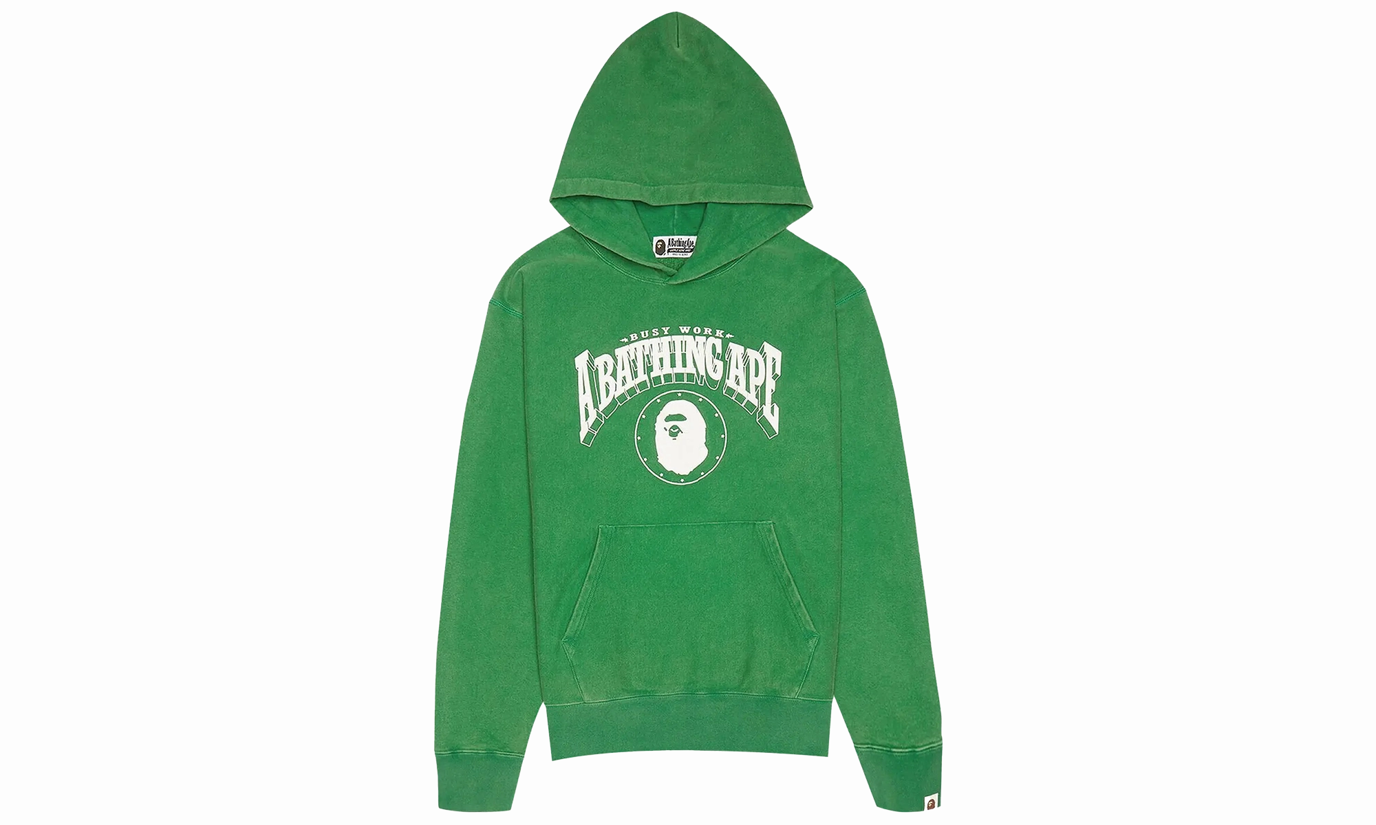 Washed Relaxed Fit Hoodie "Green"