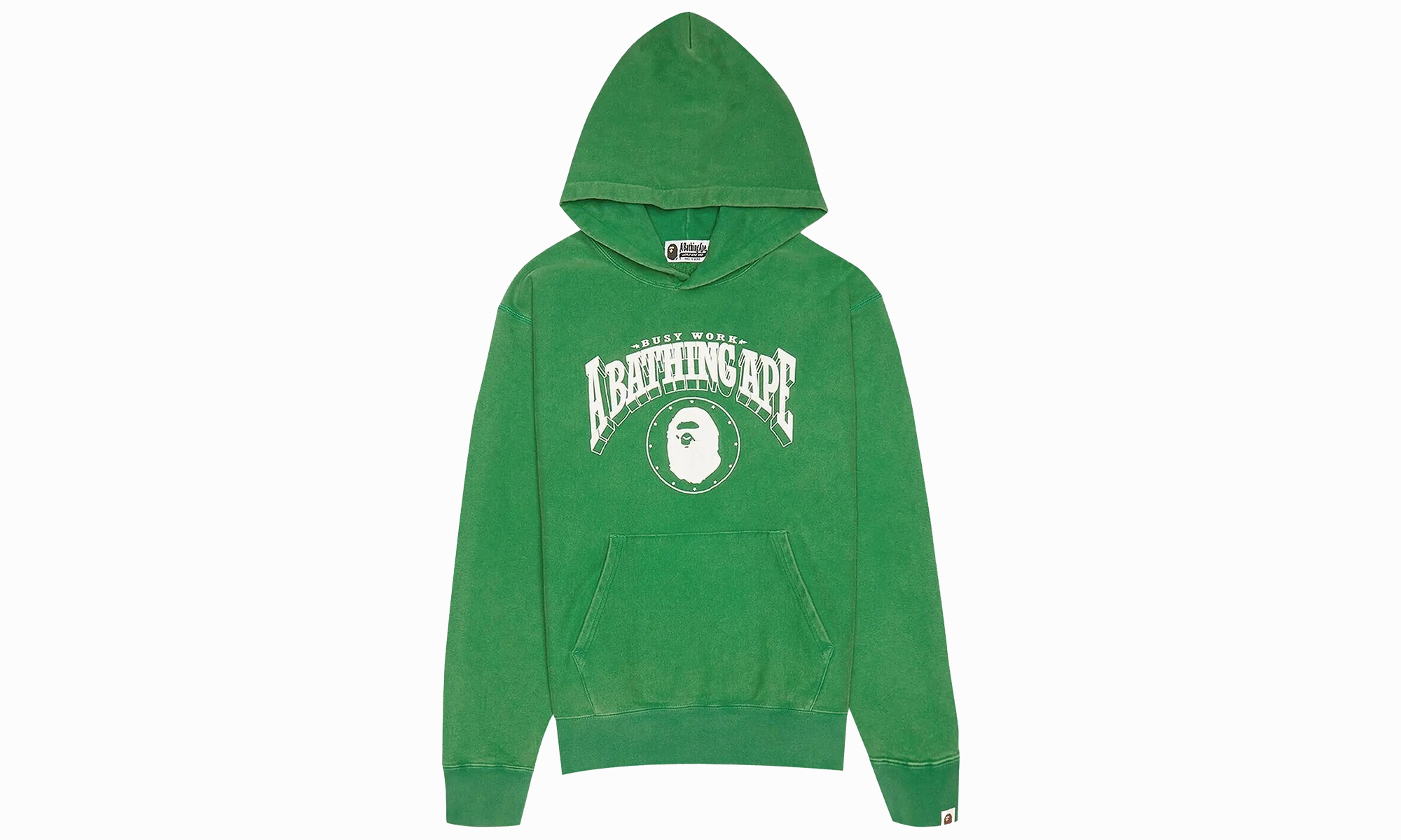 Washed Relaxed Fit Hoodie "Green"