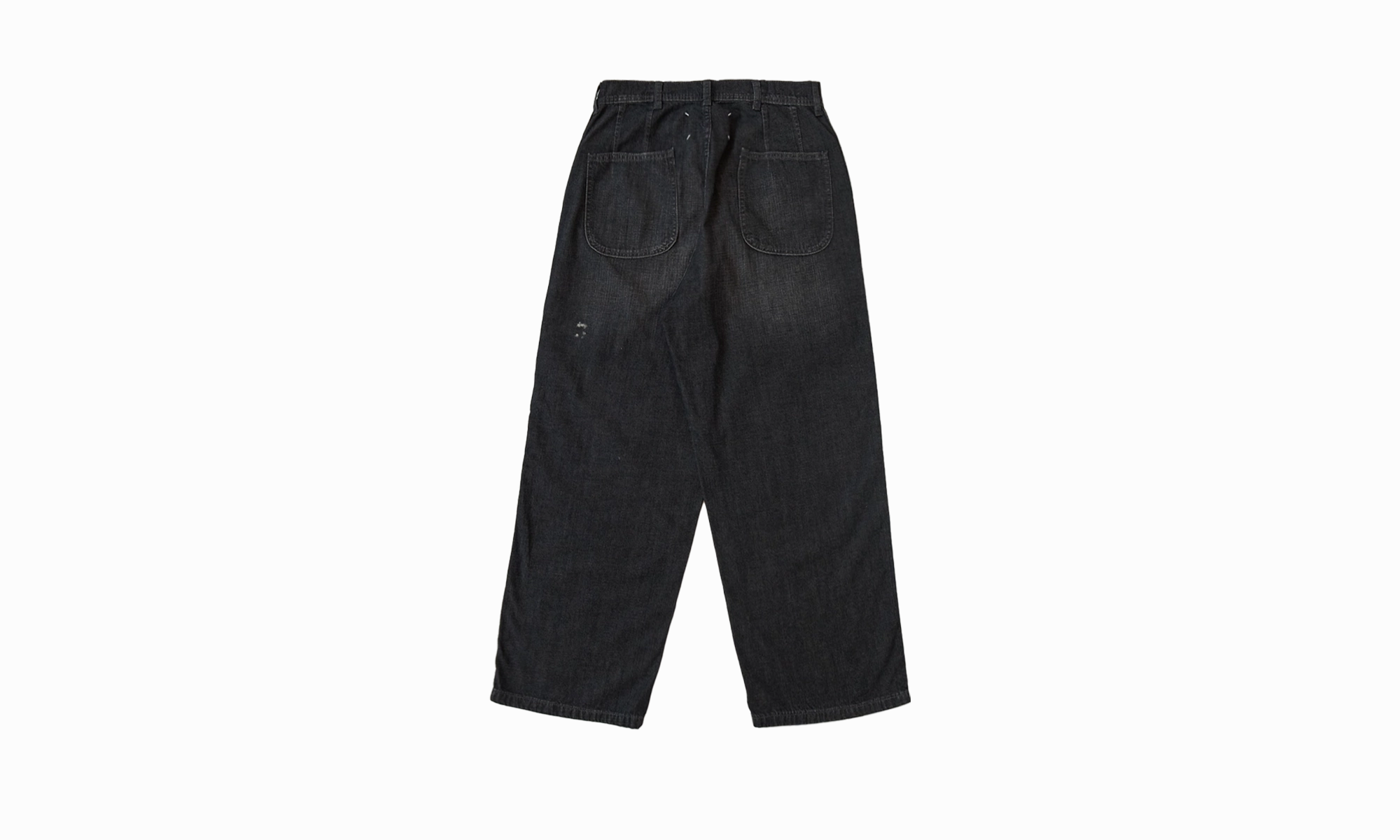 Parent Style Evening Stroll Festival Outfit Washed Relaxed Fit Jeans "Black"
