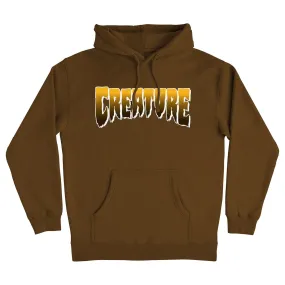 Creature - Logo Hoodie Brown Adaptive clothing Ergonomic Armholes
