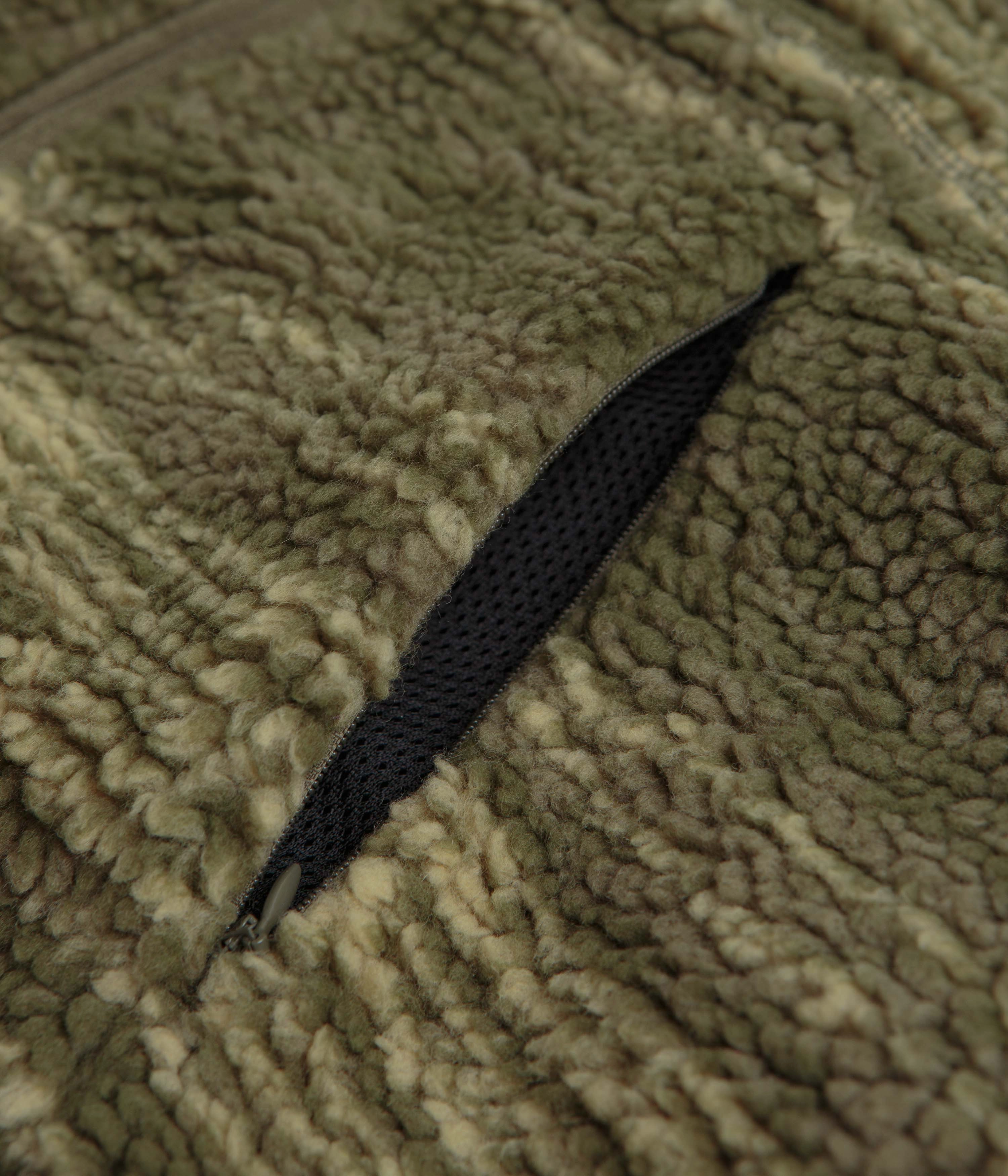 Polar Kiko Jacket - Army Green Printed Travel Layer