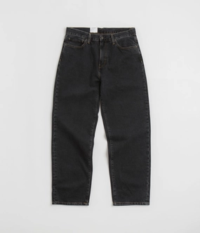 AbrasionResistant Carhartt Aaron Pants - Stone Washed Black