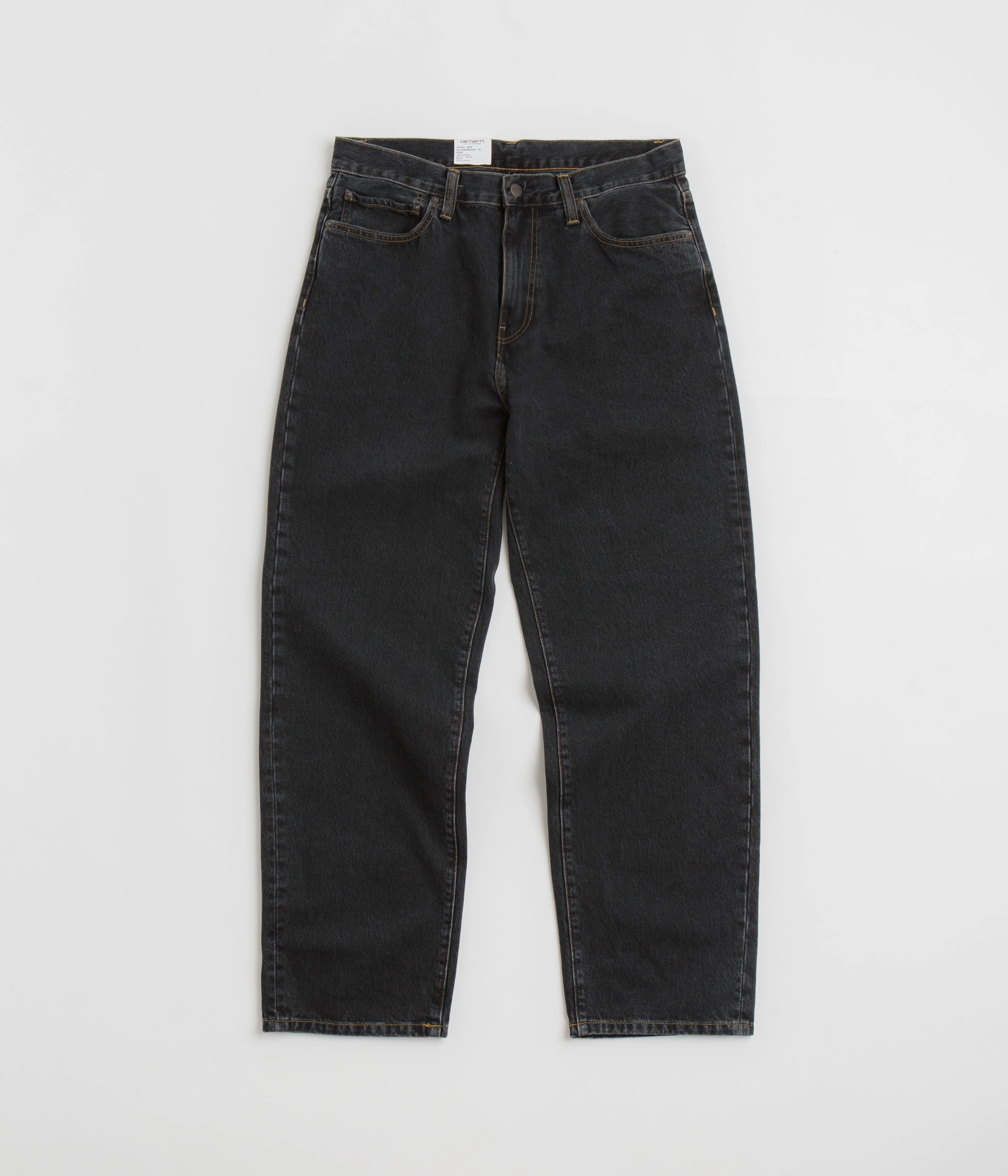 AbrasionResistant Carhartt Aaron Pants - Stone Washed Black