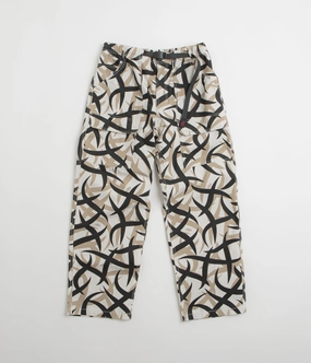Gramicci Canvas EQT Pants - Tribal Snow Wide Leg Quick Pack