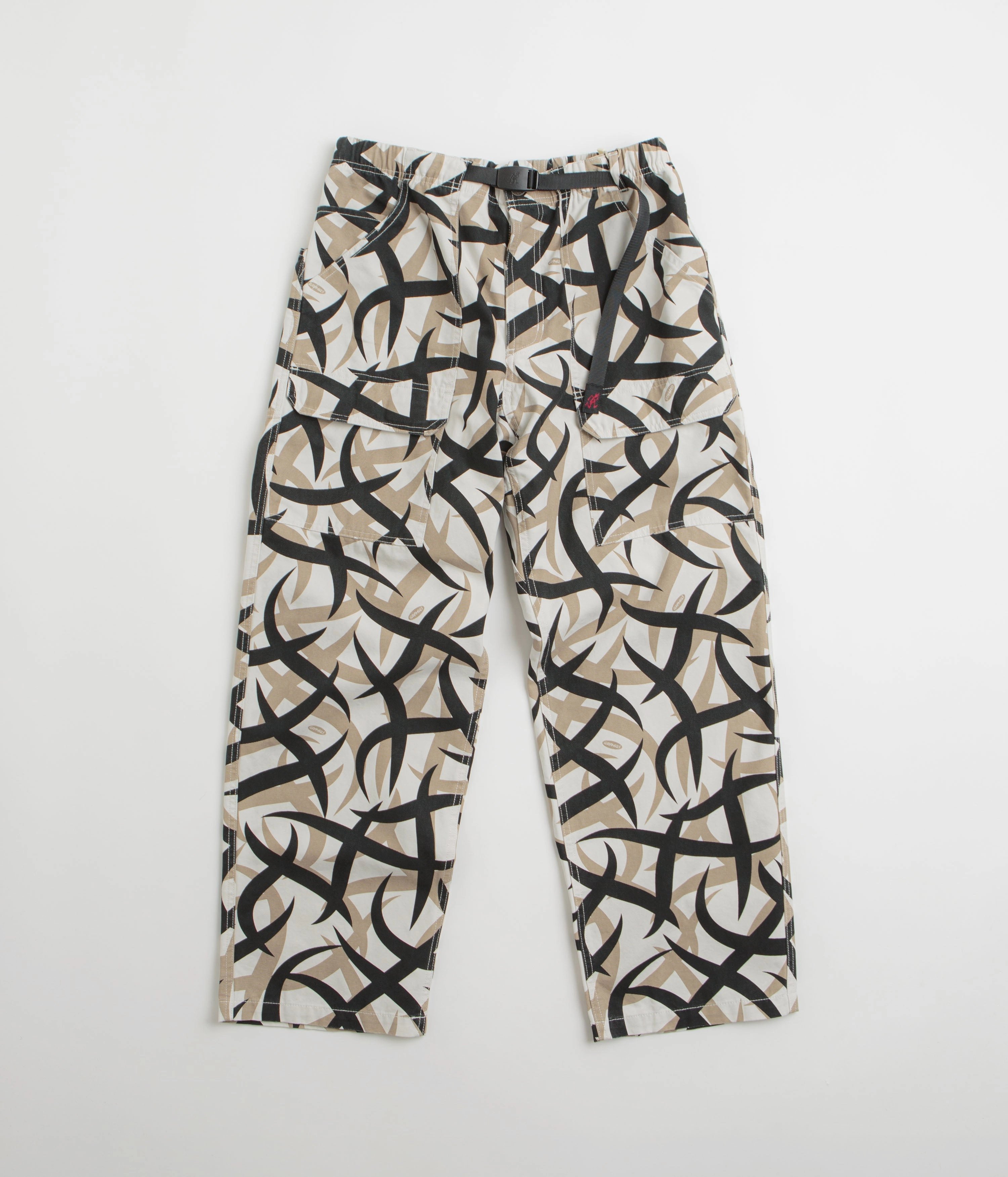 Gramicci Canvas EQT Pants - Tribal Snow Wide Leg Quick Pack