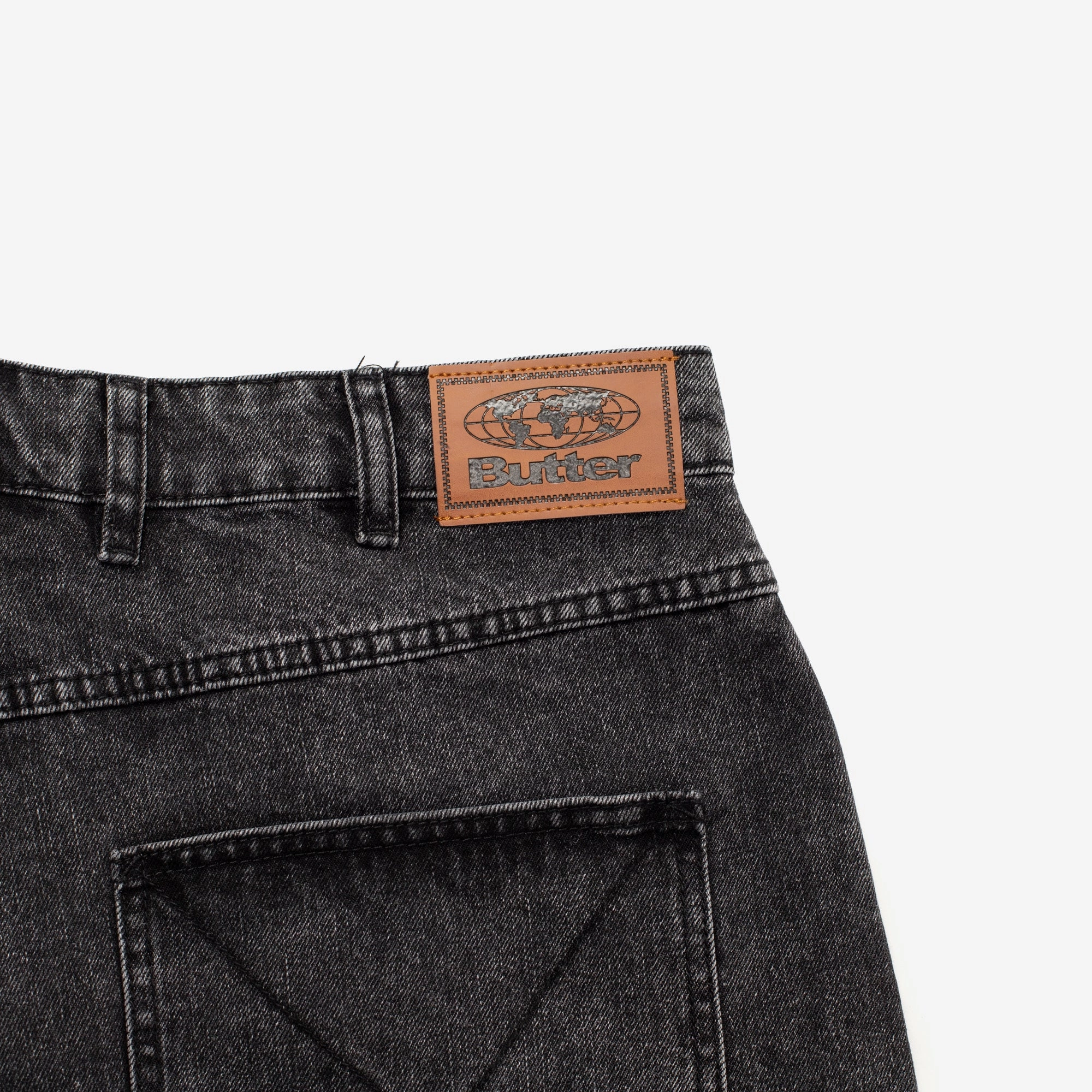 Anti Static Material Fan gear Stitch Denim Shorts