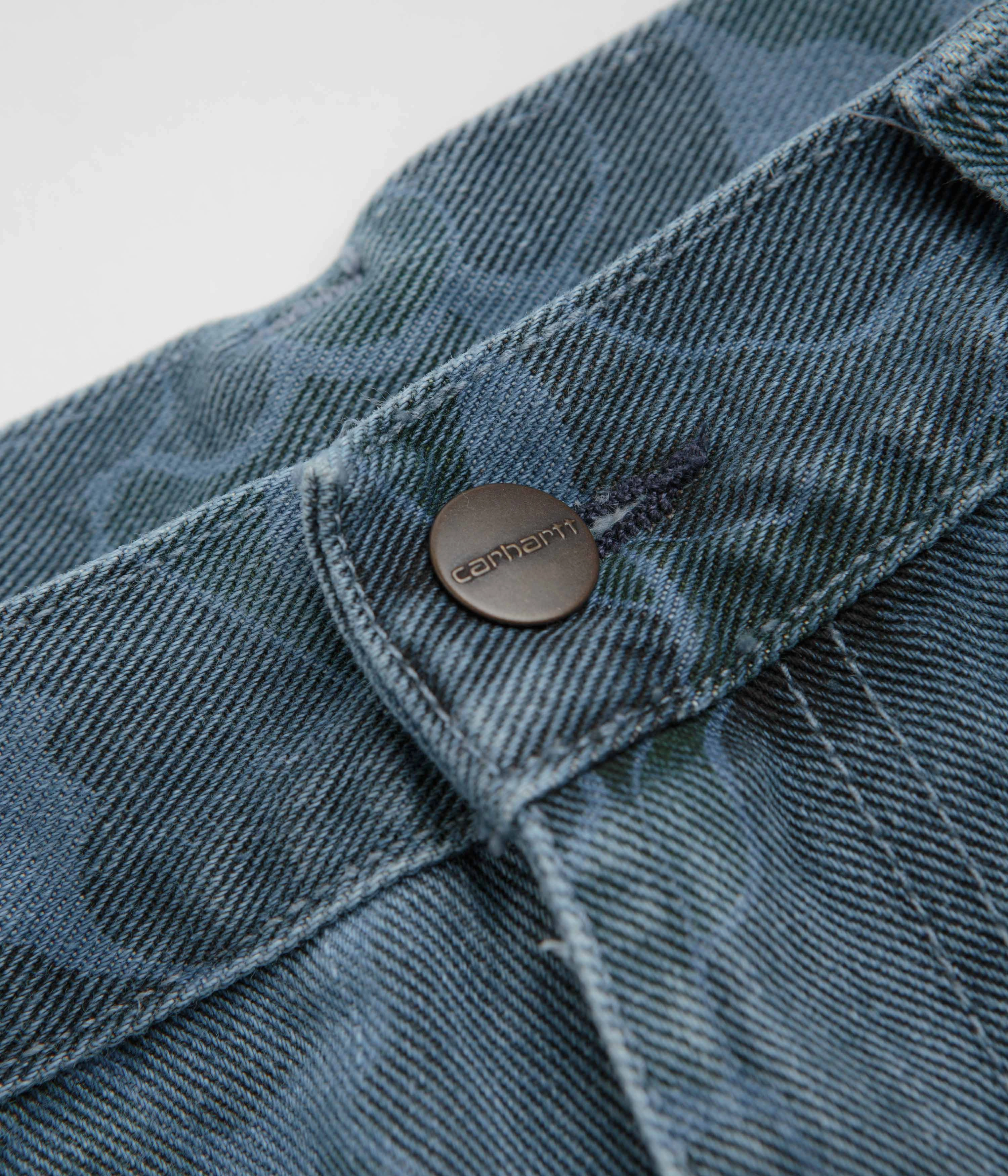 Non Binding Waist Carhartt Duck Landon Pants - Camo Duck / Blue Bleached
