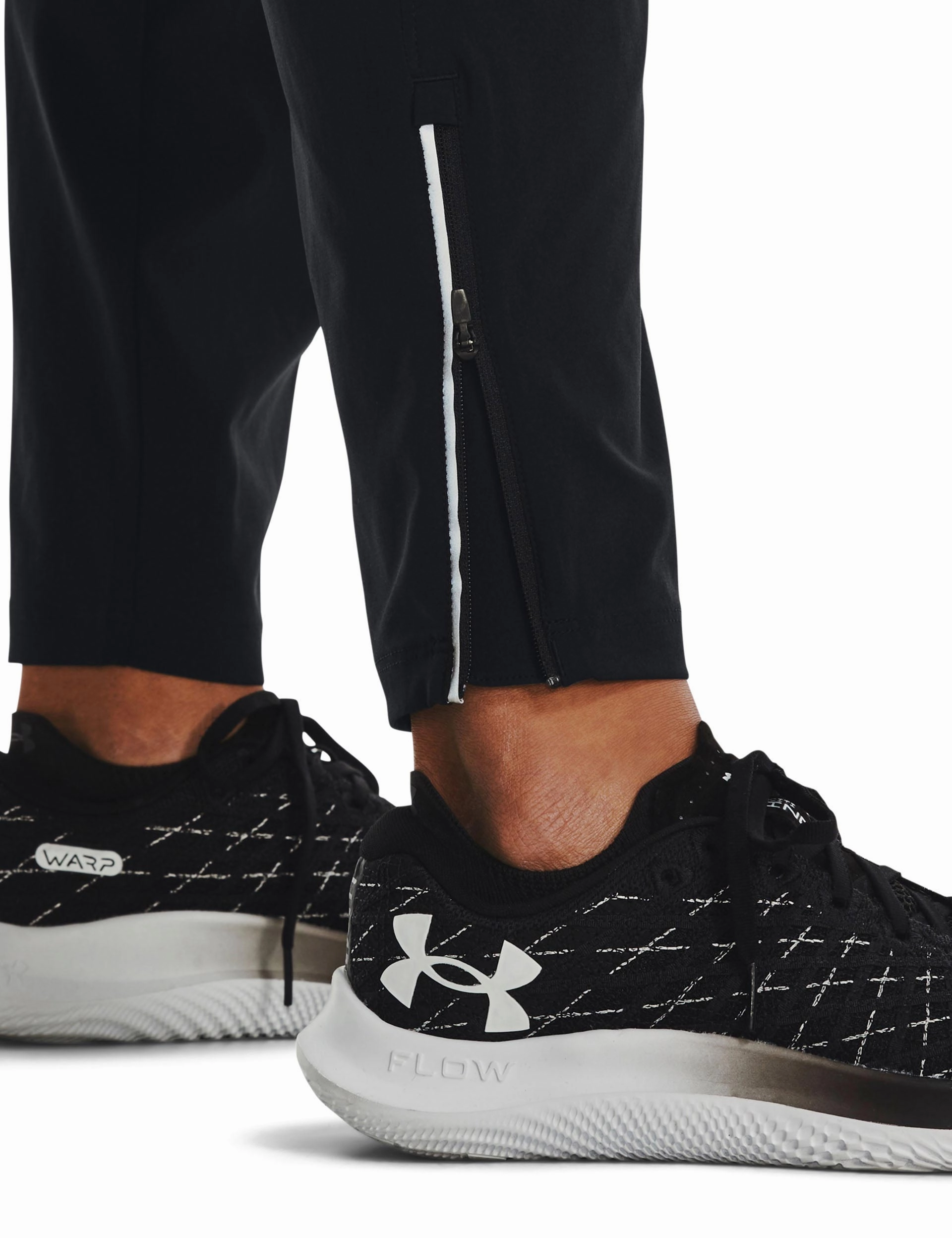 OutRun The Storm Pants - Black/Jet Grey FlexibleKneeArticulation Breathable Mesh Panels