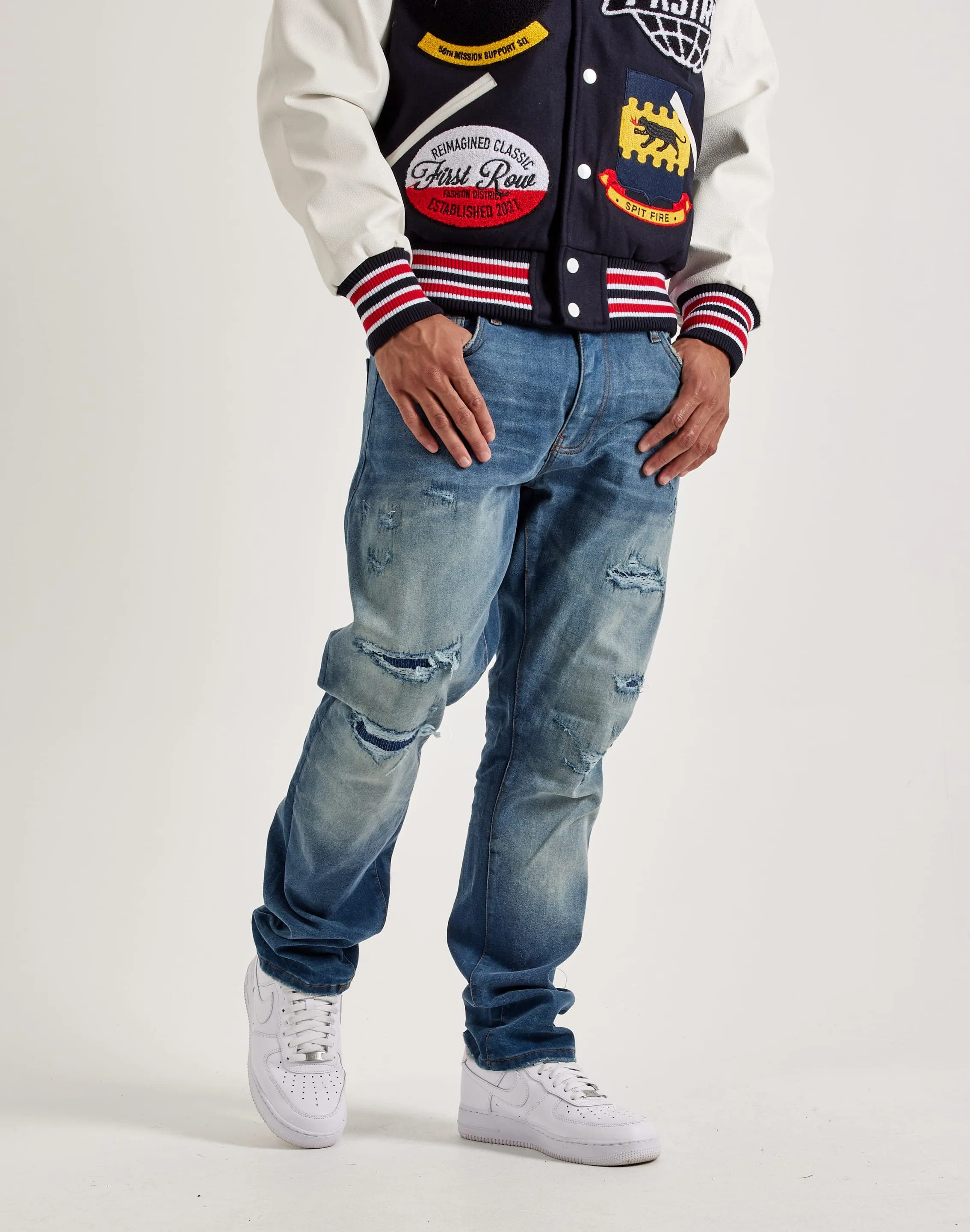 MoistureControl Lining Jordan Craig Collins Straight Jeans