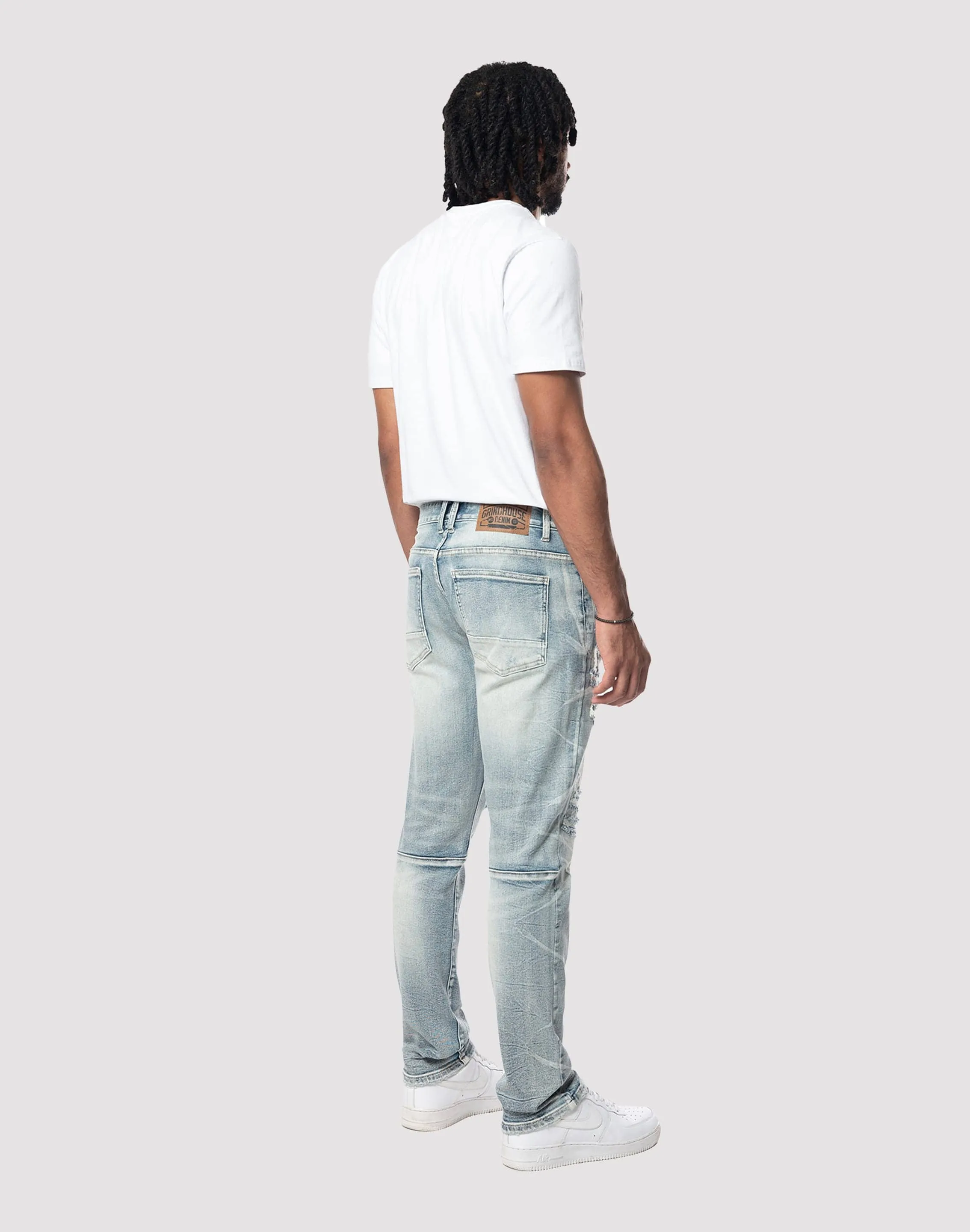 Grindhouse Side Streaked Slim Fit Jean ElasticBinding
