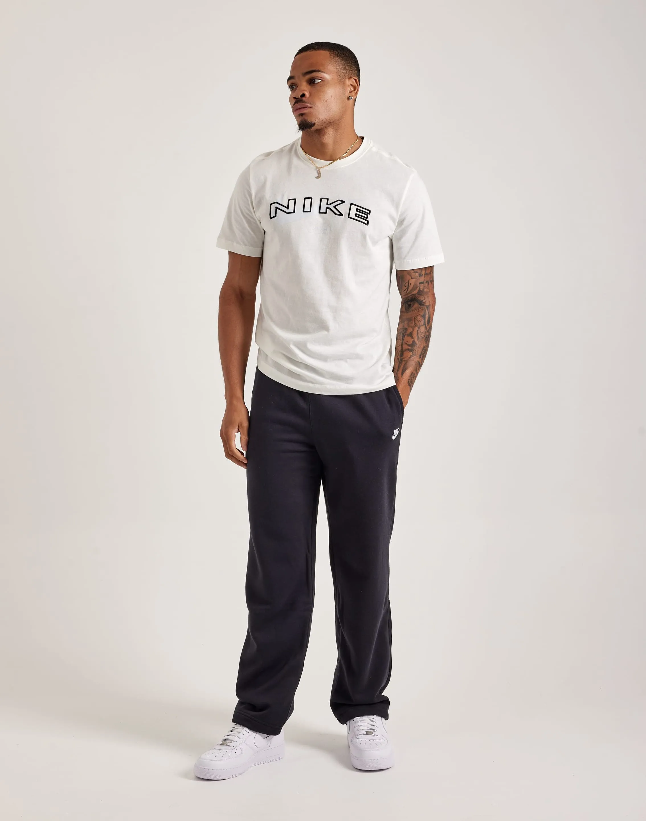 Nike Club Fleece Bungee Pants Stone Glow Street Edge