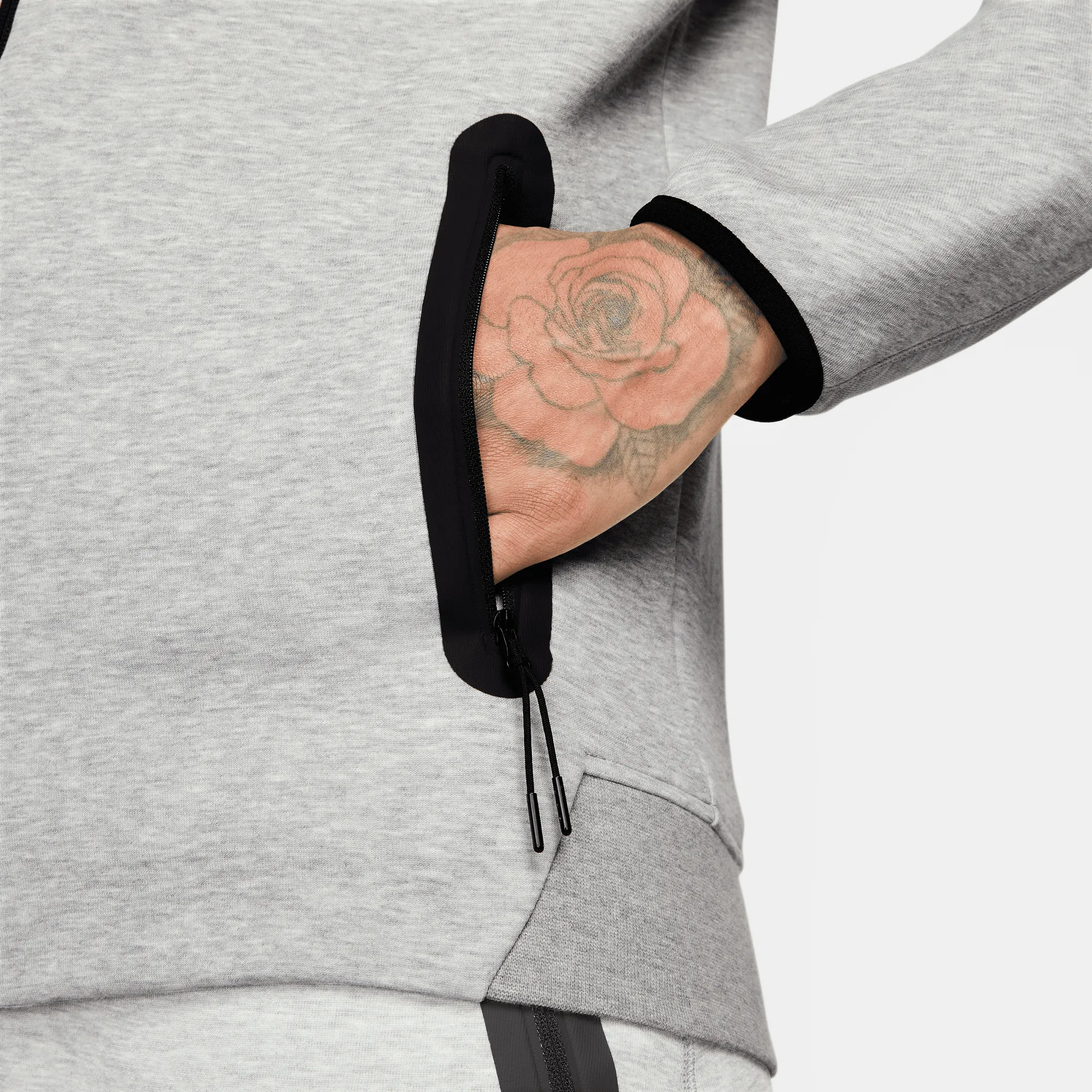 TECH FLEECE FULL-ZIP HOODIE - GRAPHITE Peace Flow