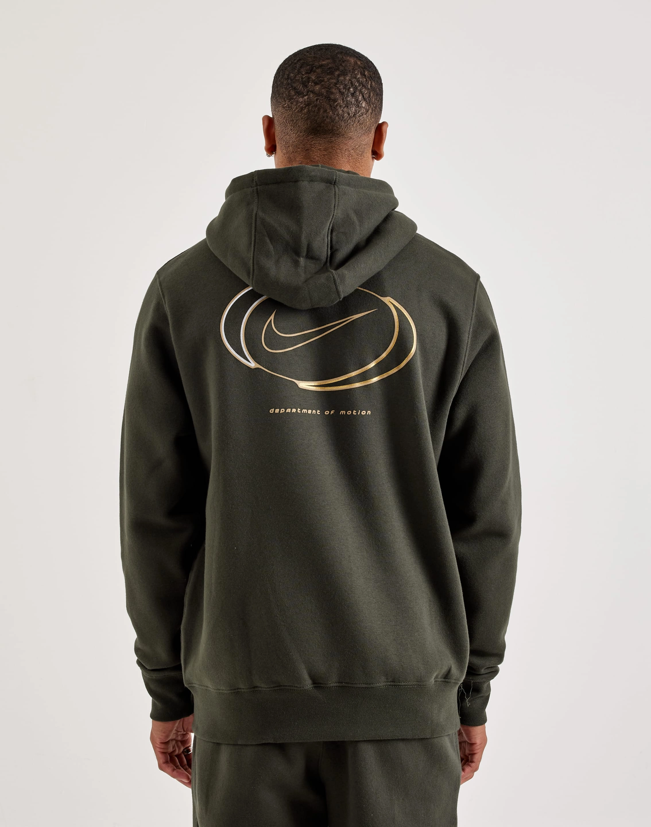 Nike Club Fleece Department Of Motion Full-Zip Hoodie Still Glow