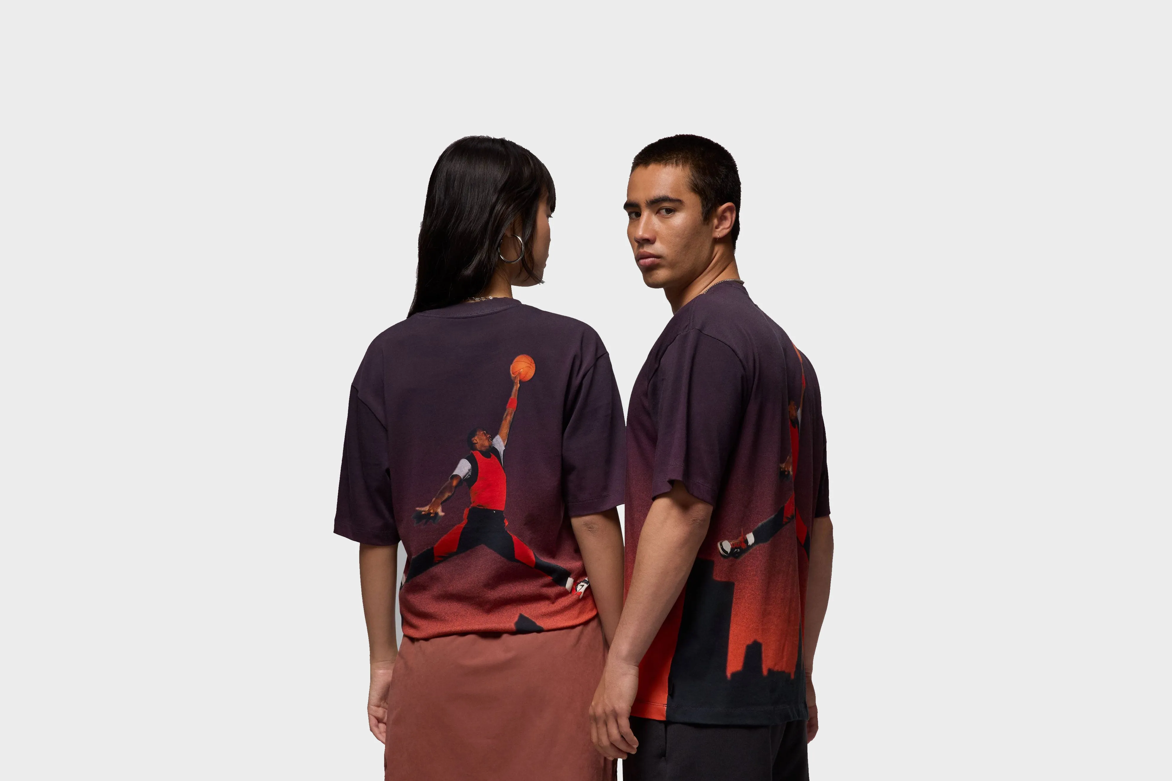 Hot Core Air Jordan 85 Gradient T-Shirt (Off-Noir/Black)