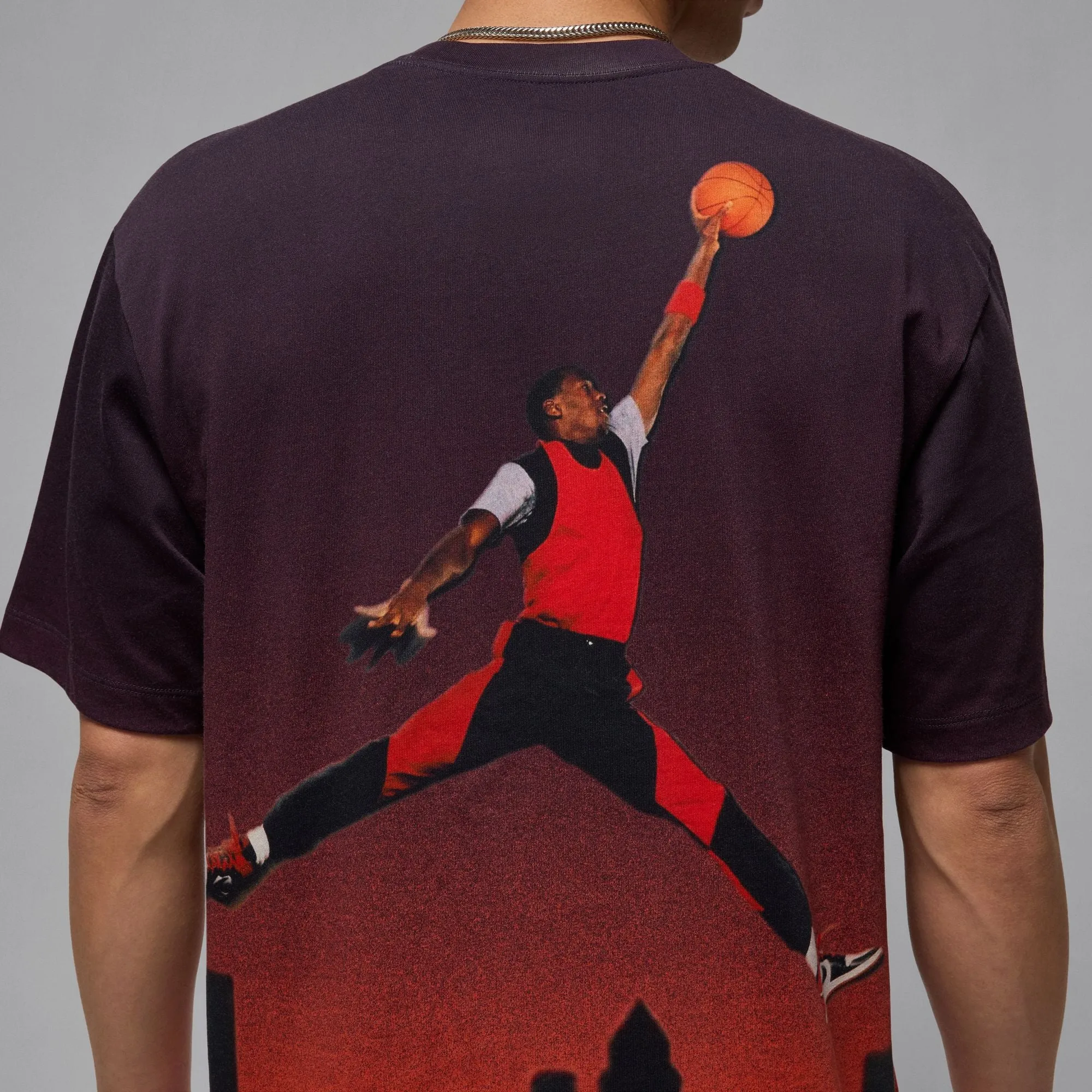 Air Jordan 85 Gradient T-Shirt (Off-Noir/Black) FrictionResistantFabric