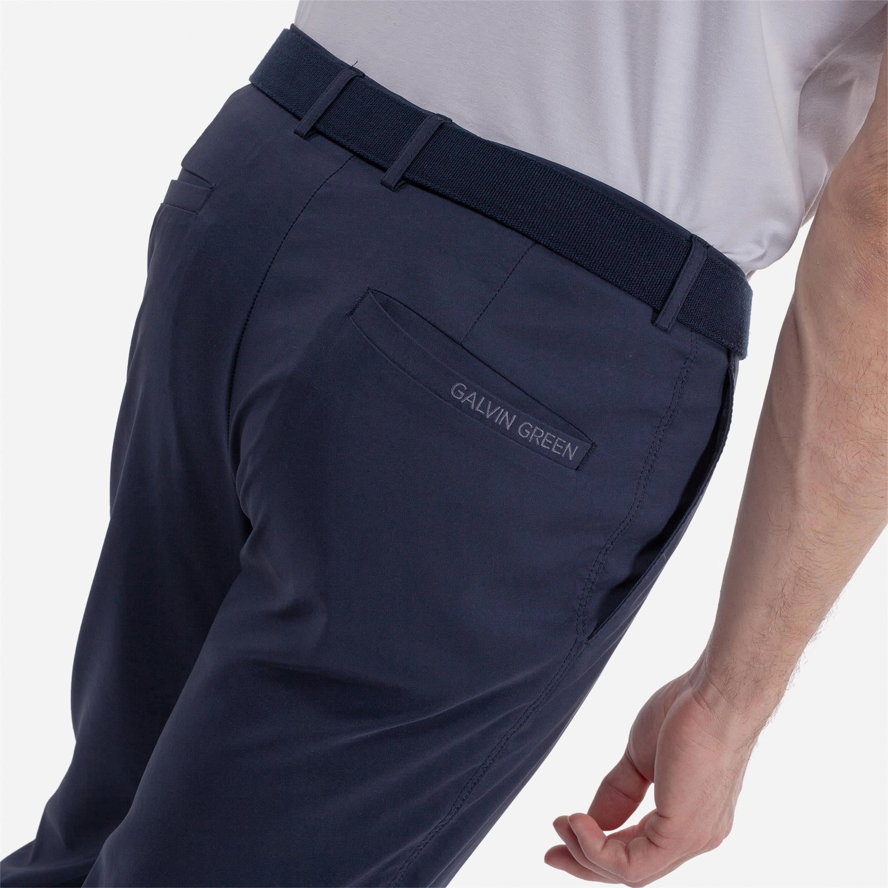 Noah Ventil8  Trousers Navy ExpandableSidePanels