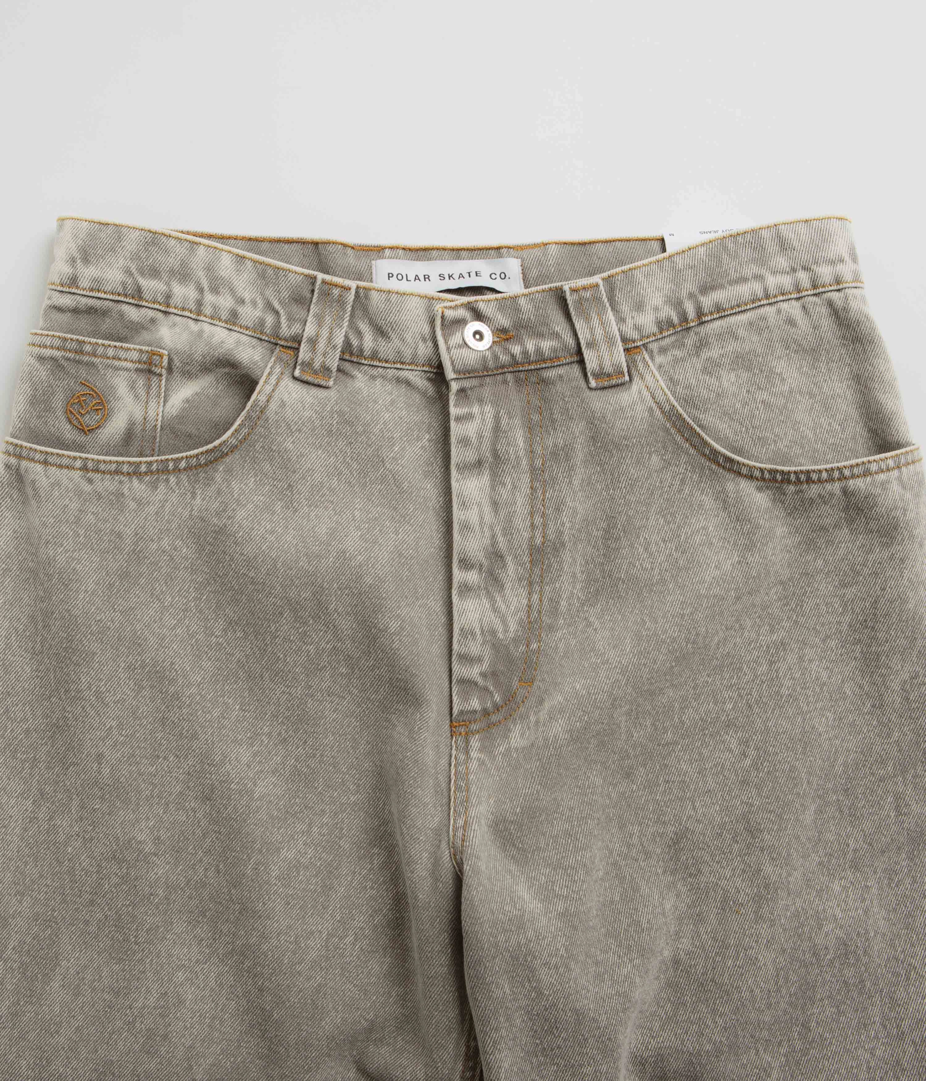 Quick Access Zippers Chic Comfort Polar Big Boy Jeans - Acid Beige