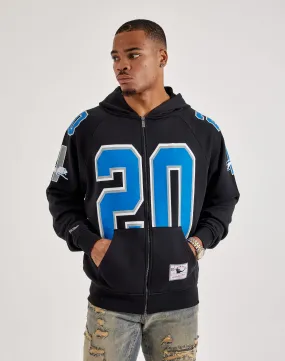 AntiStatic Treatment Mitchell & Ness NFL Maxxed Out Raglan Lions Barry Sanders Fleece Hoodie
