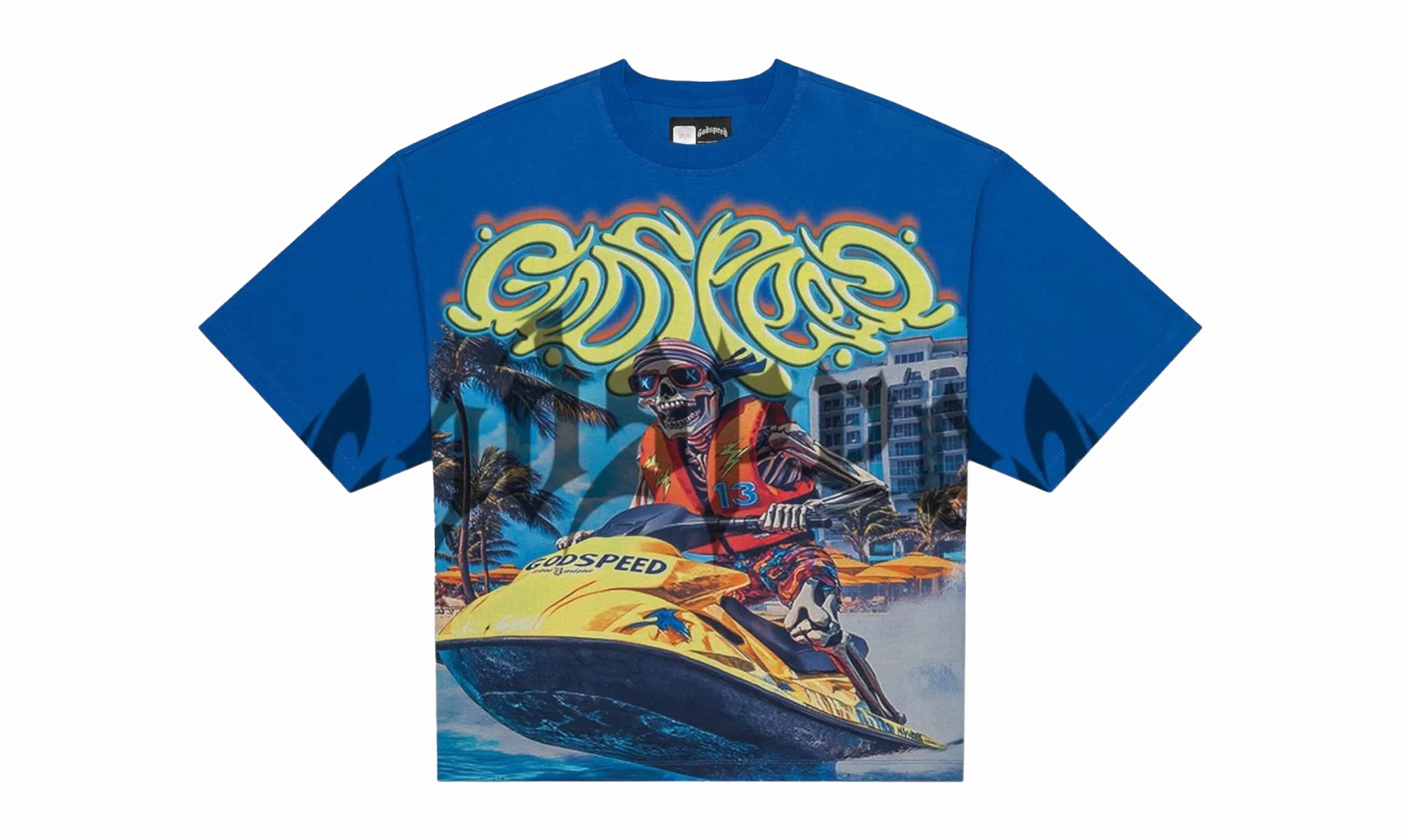 Wave Runner T-Shirt "Royal Wash" SmoothFinish
