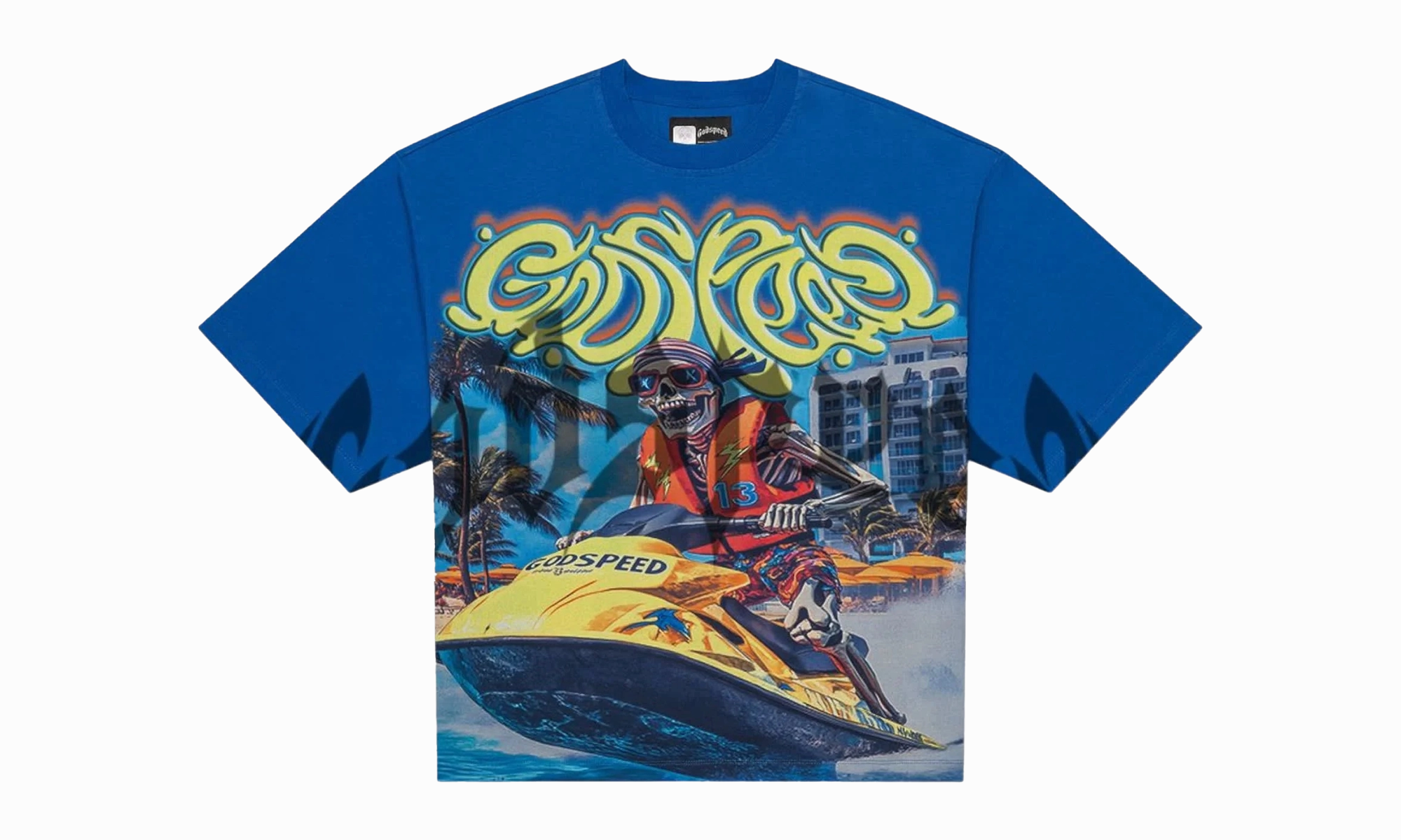 SweatWickingLining Wave Runner T-Shirt "Royal Wash"