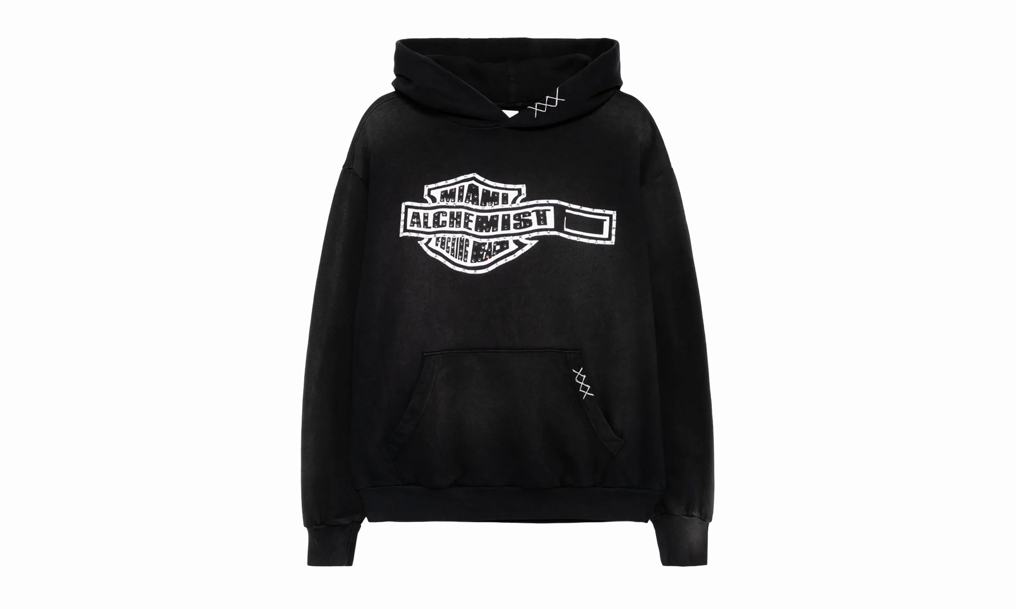 Waving Hoodie "Black"