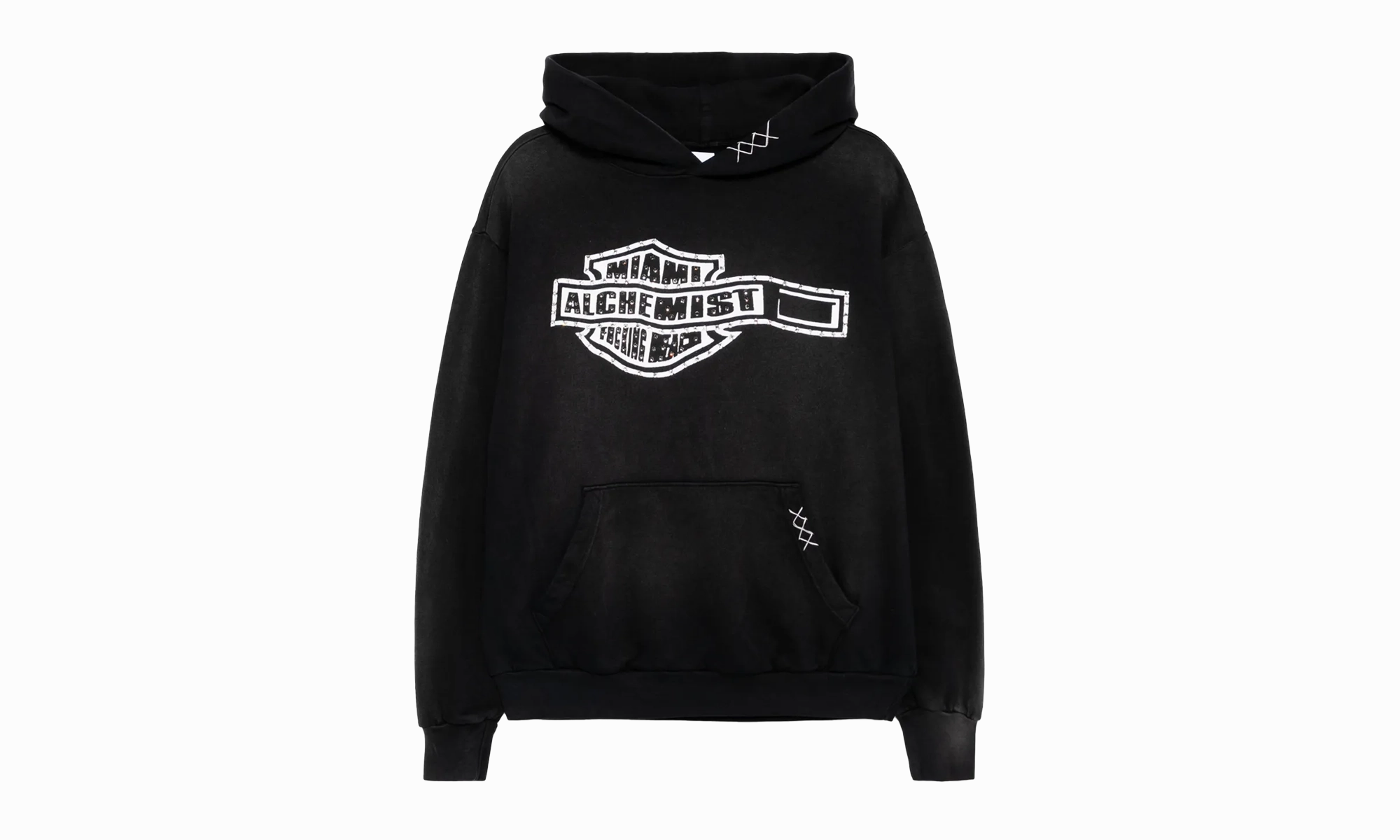 Waving Hoodie "Black"