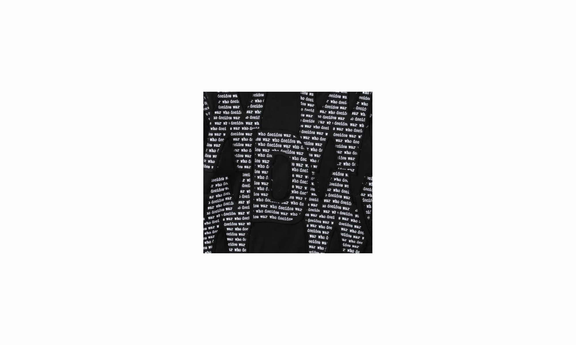 WDW Overlay Hoodie "Black"