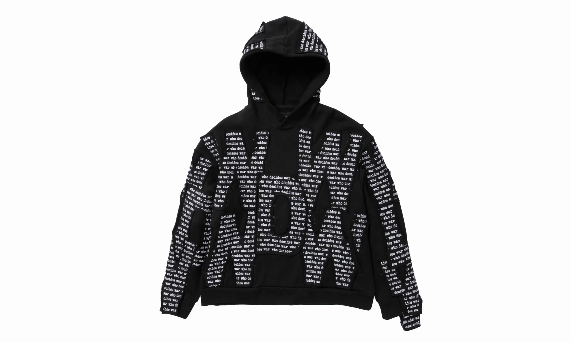 WDW Overlay Hoodie "Black"