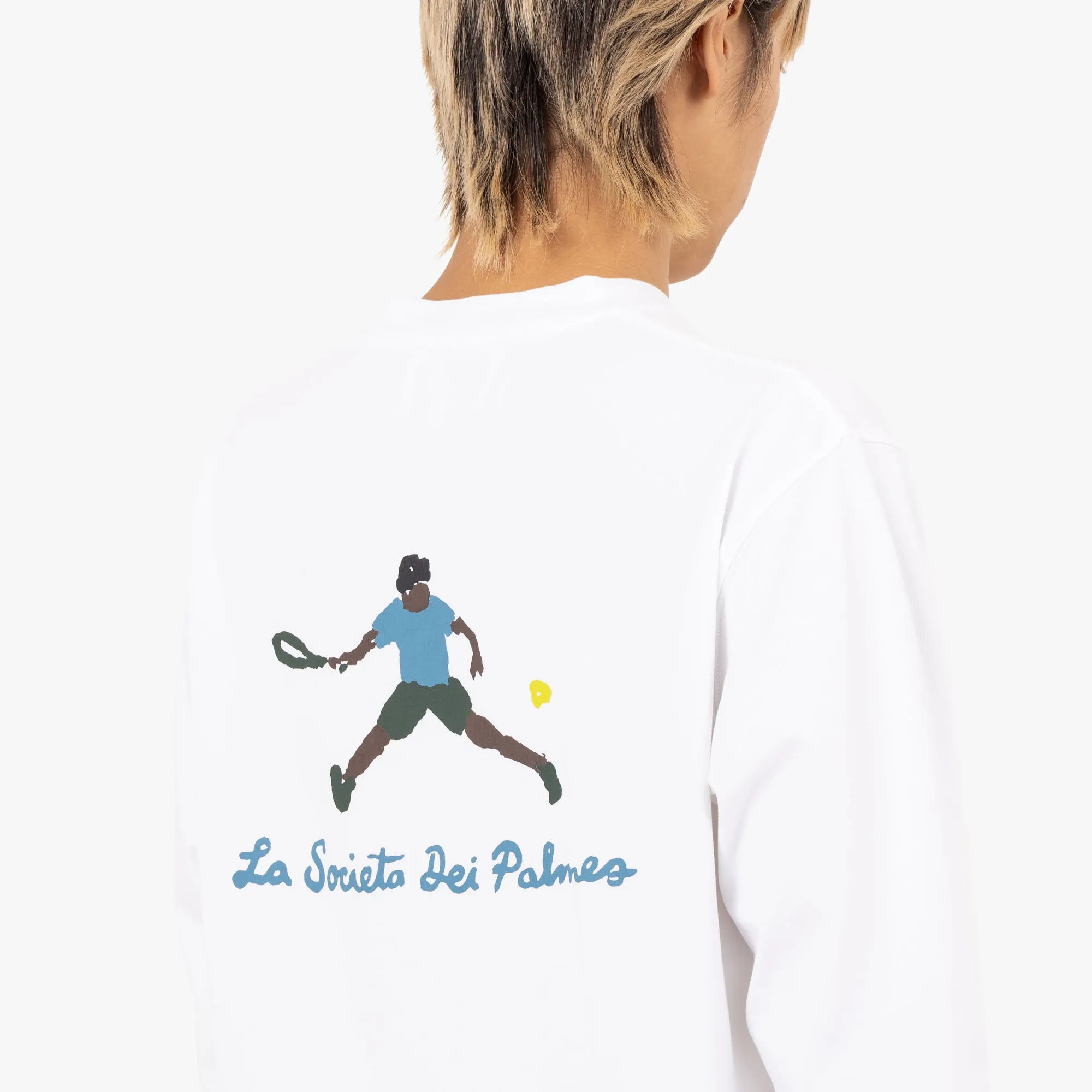 Palmes Societ? LS T-Shirt / White sleeve length conference event