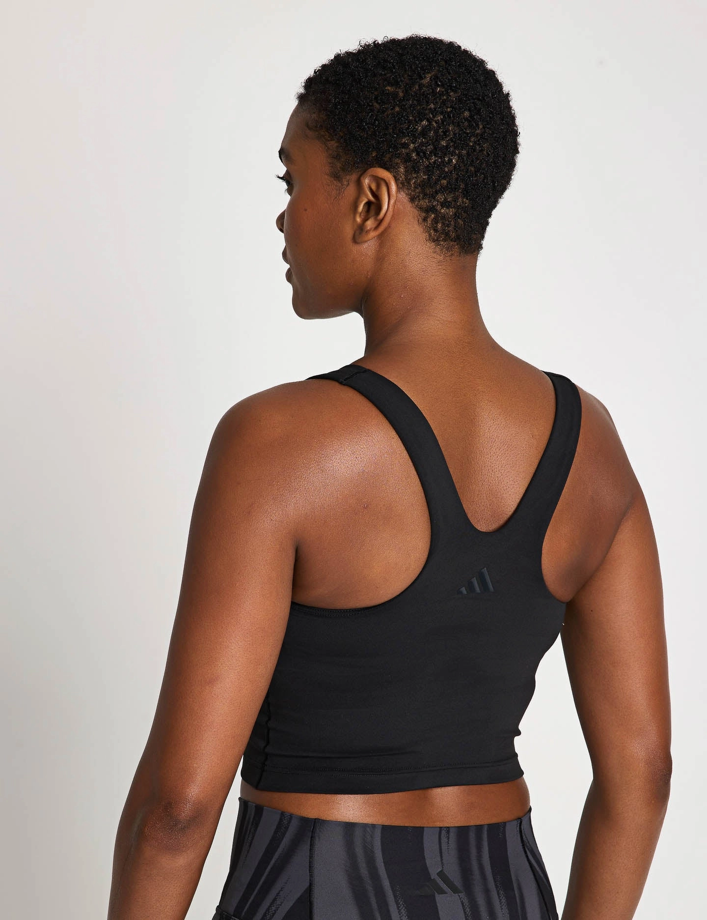 high - ground - clearance All Me Medium Support Bra Tank Top - Black