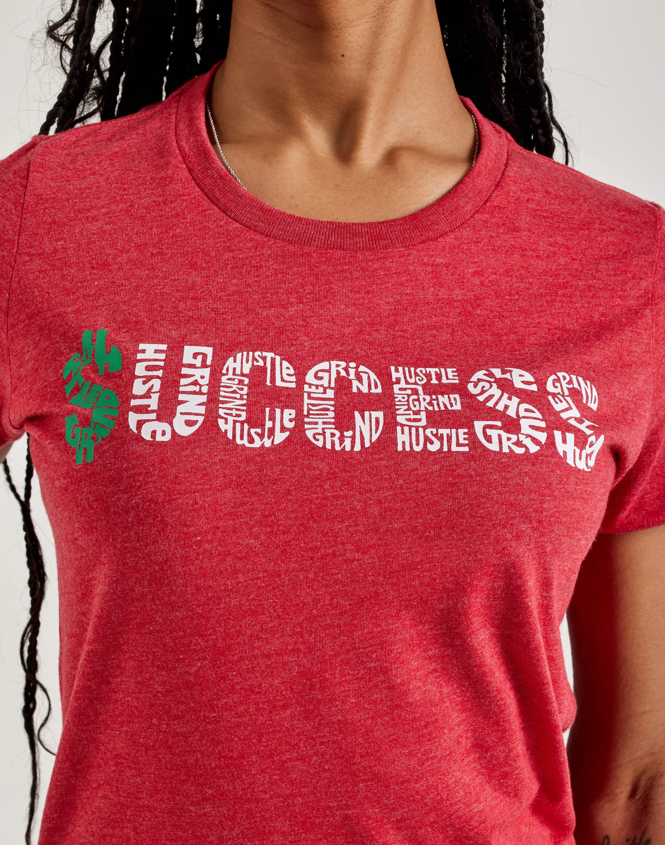 LA Pop Art Word Art Success Tee QuickEvaporation UV Protection