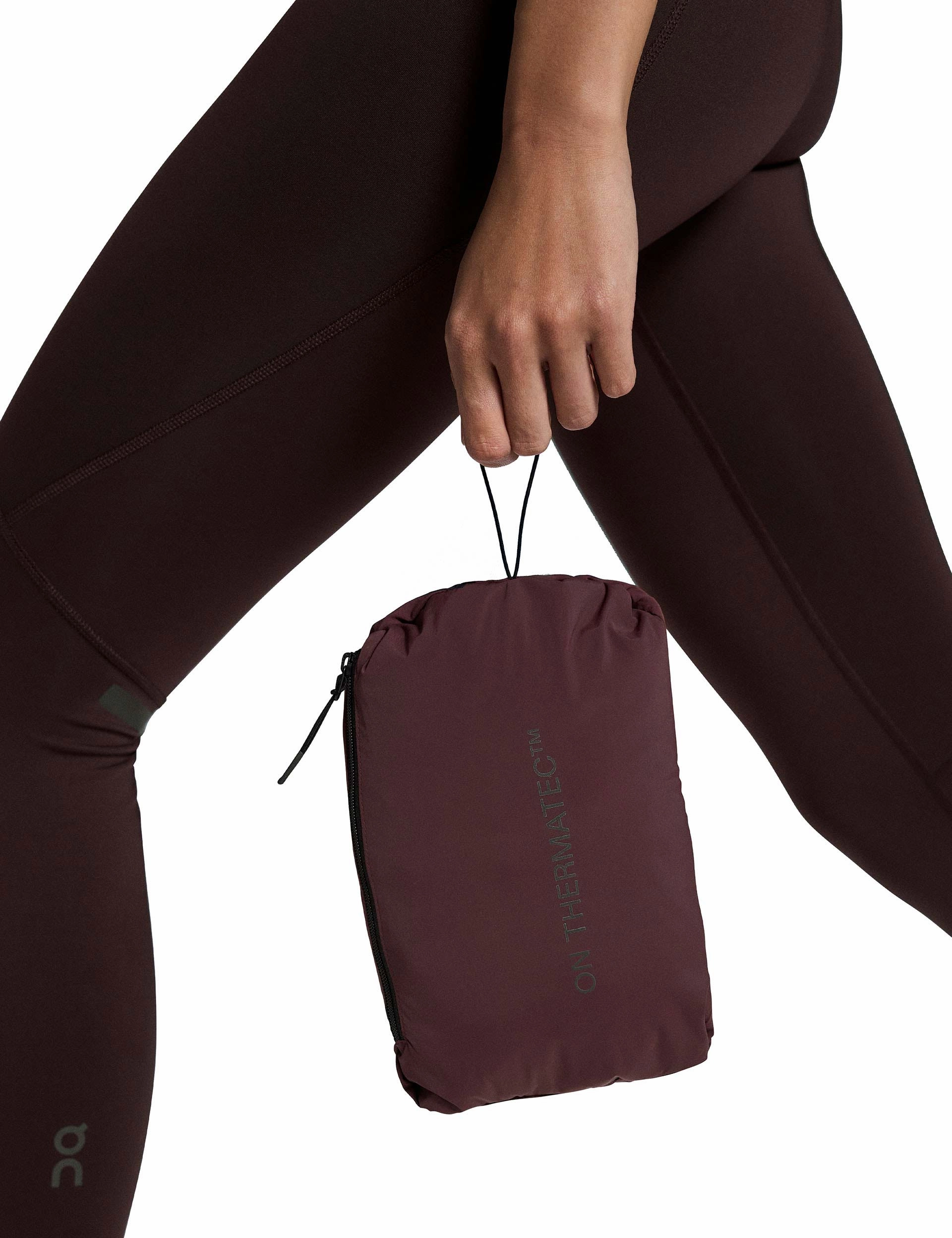 Weather Jacket Insulated - Mulberry Stretch Material