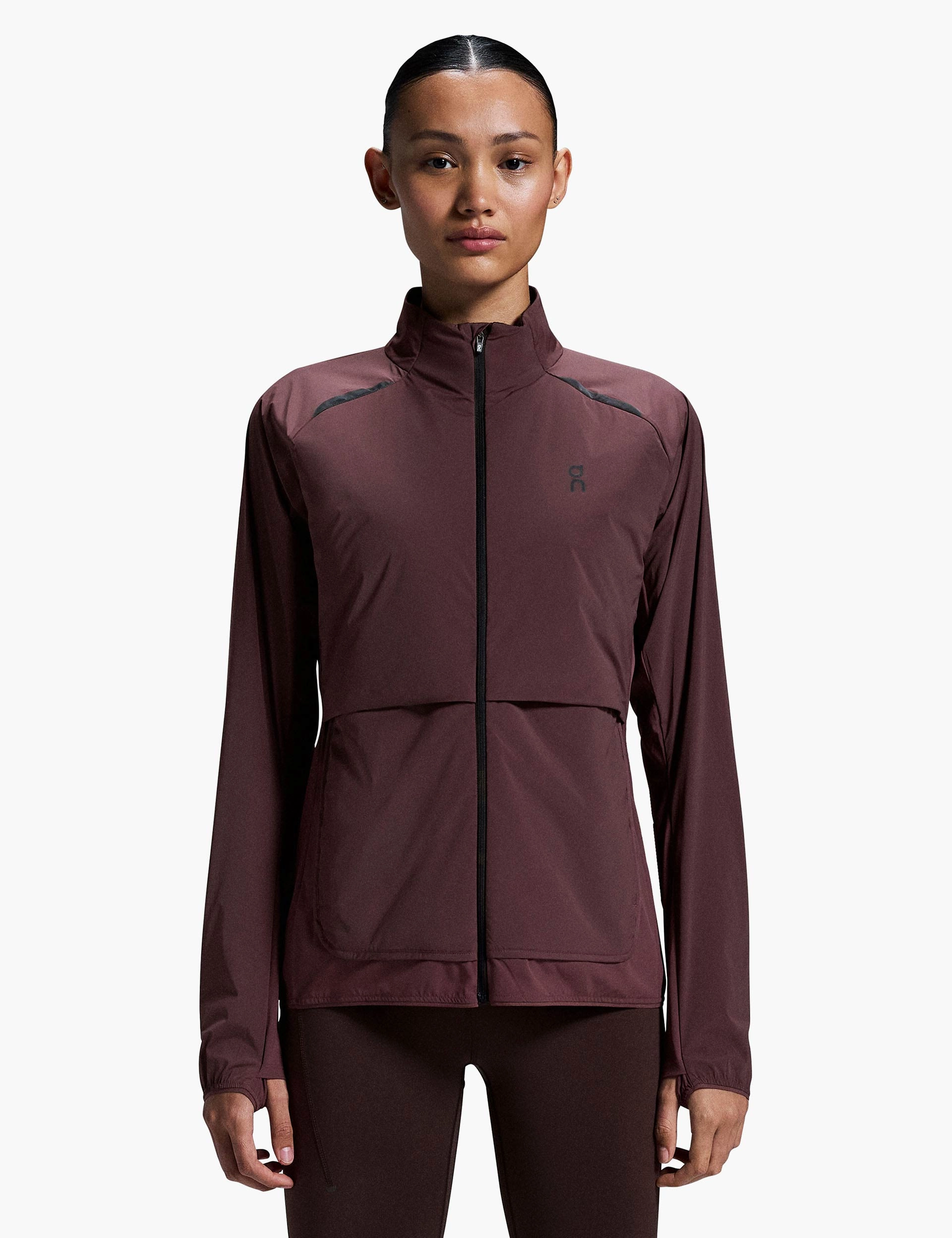 Weather Jacket Insulated - Mulberry Green Material Hydrophobic Treatment