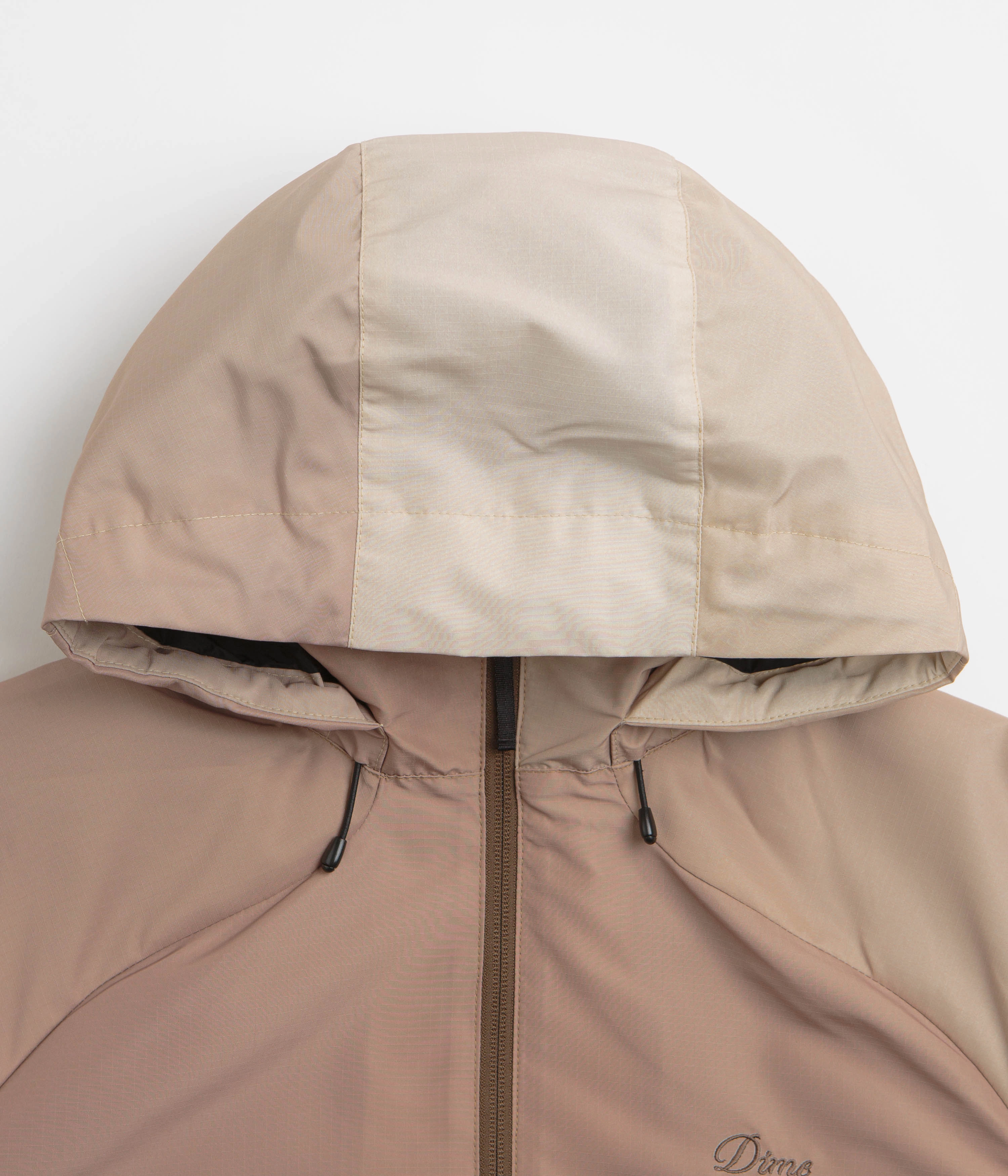 Dime Gradient Windbreaker Jacket - Brown coordinating piece
