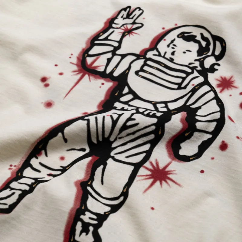 Floral Pattern Billionaire Boys Club Astro Tee - Winter White