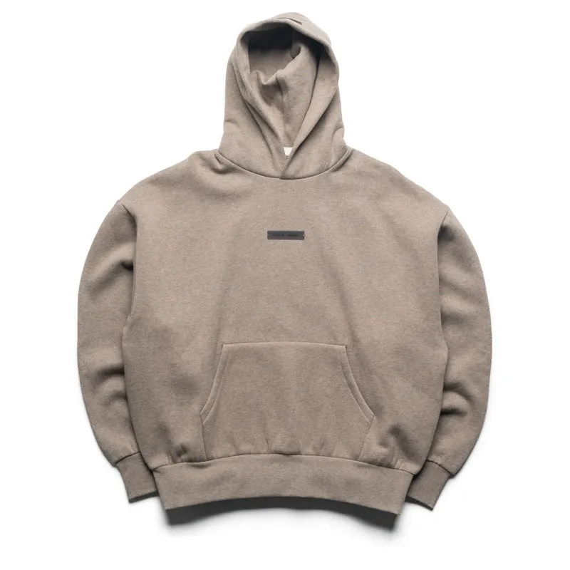 Fear Of God Essentials Classic Fit Fleece Hoodie - Homestead Heather windproof lining