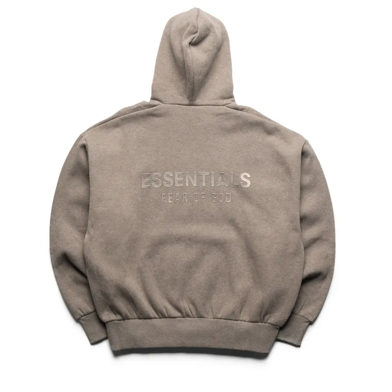 Fear Of God Essentials Classic Fit Fleece Hoodie - Homestead Heather school setting