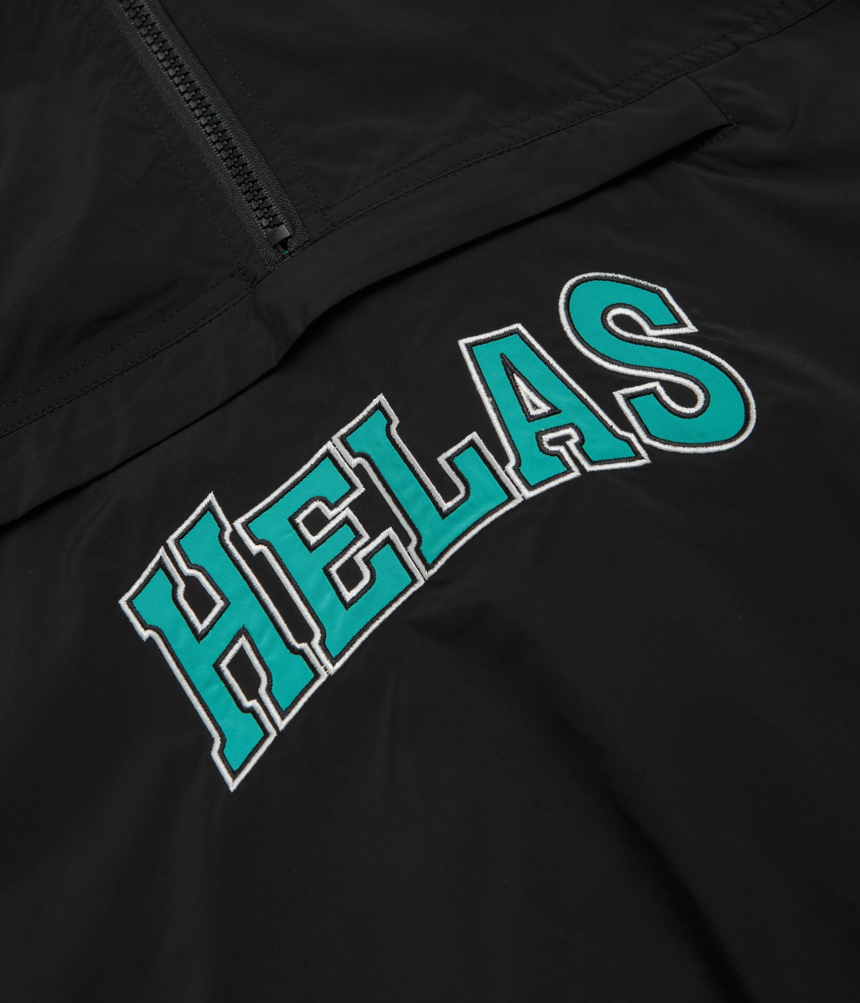 Summer Wear Office Casual Helas Requins Quarter Zip Jacket - Black