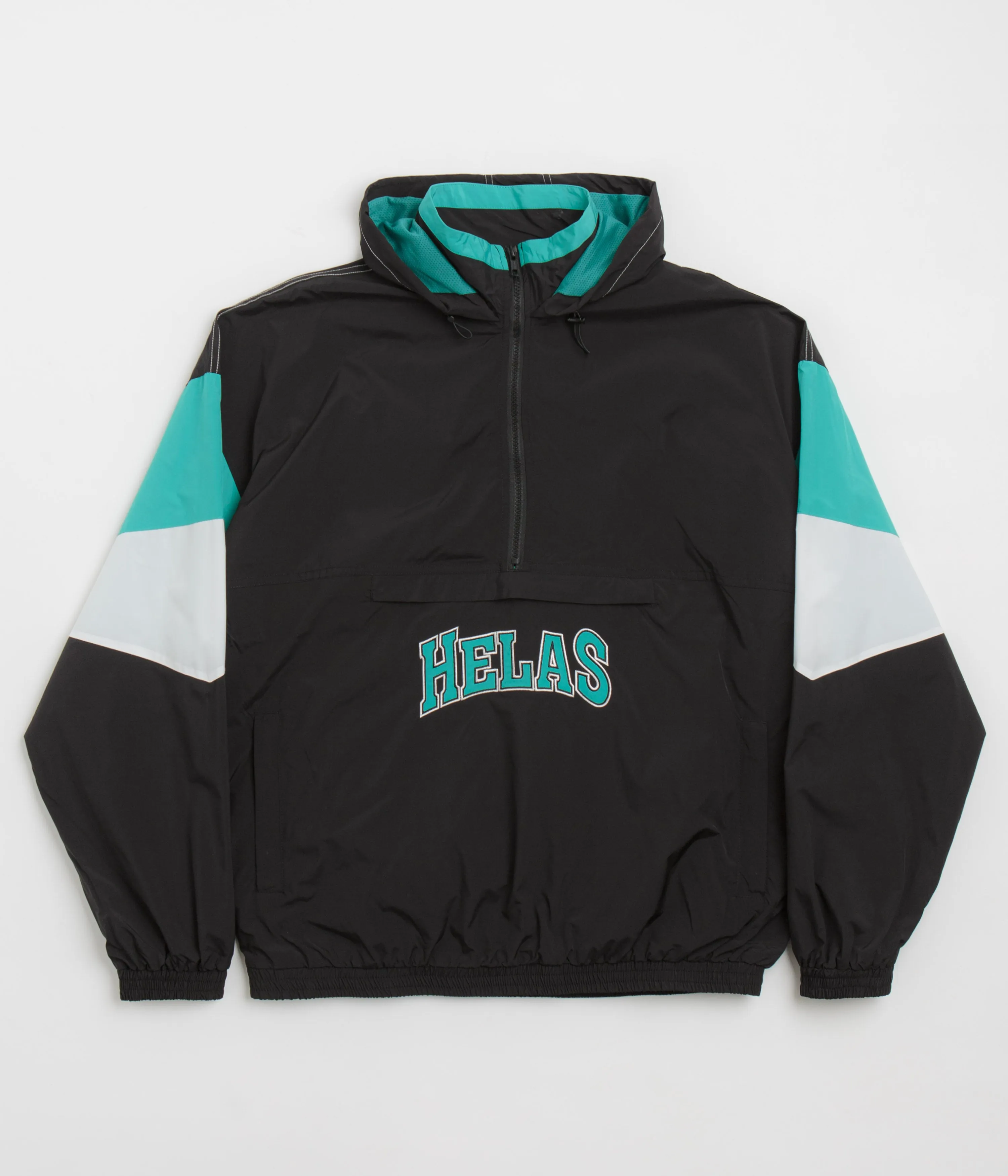 Helas Requins Quarter Zip Jacket - Black product high end luxury