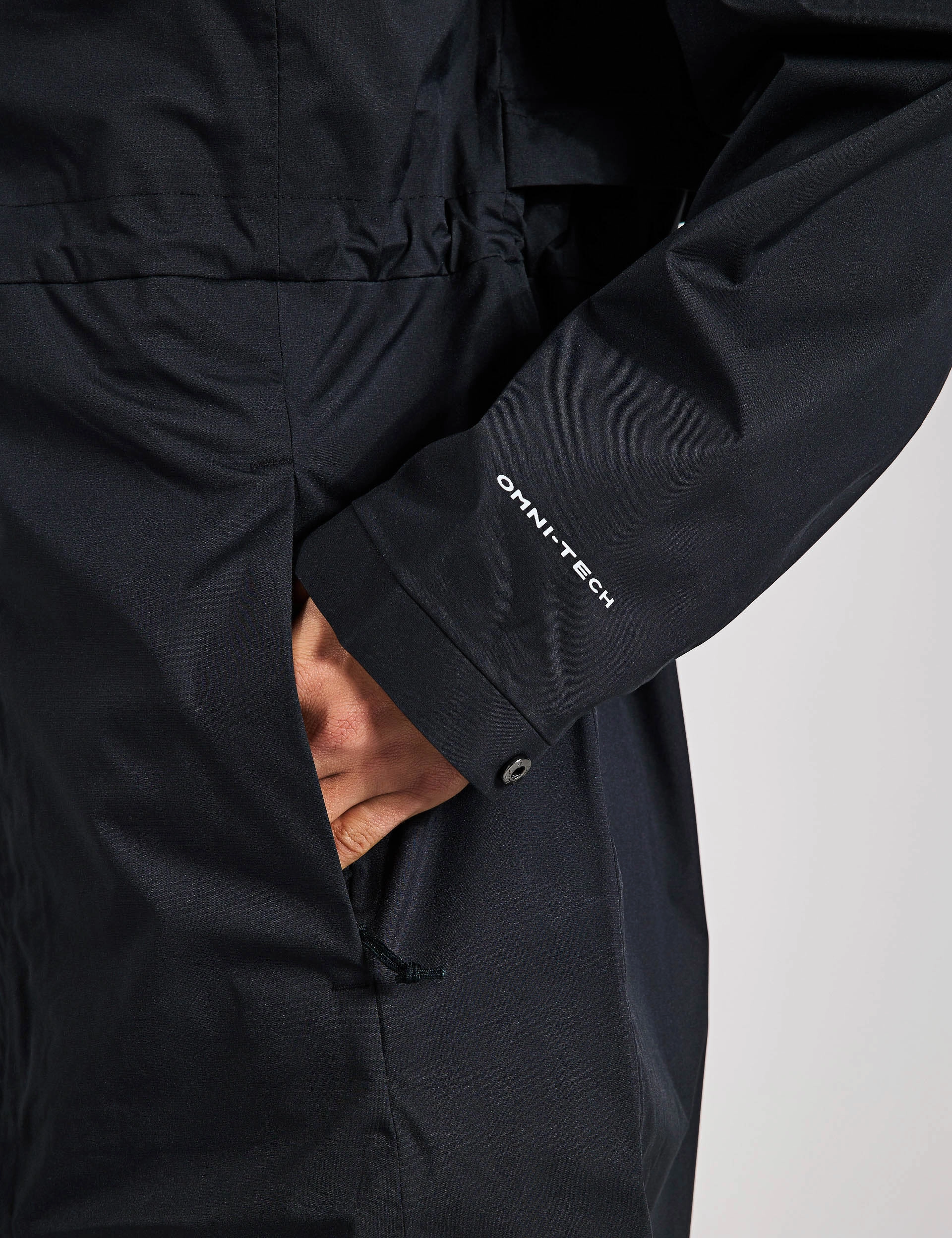 Weekend Adventure II Long Waterproof Jacket - Black hypoallergenic material Heat Sealed Edges