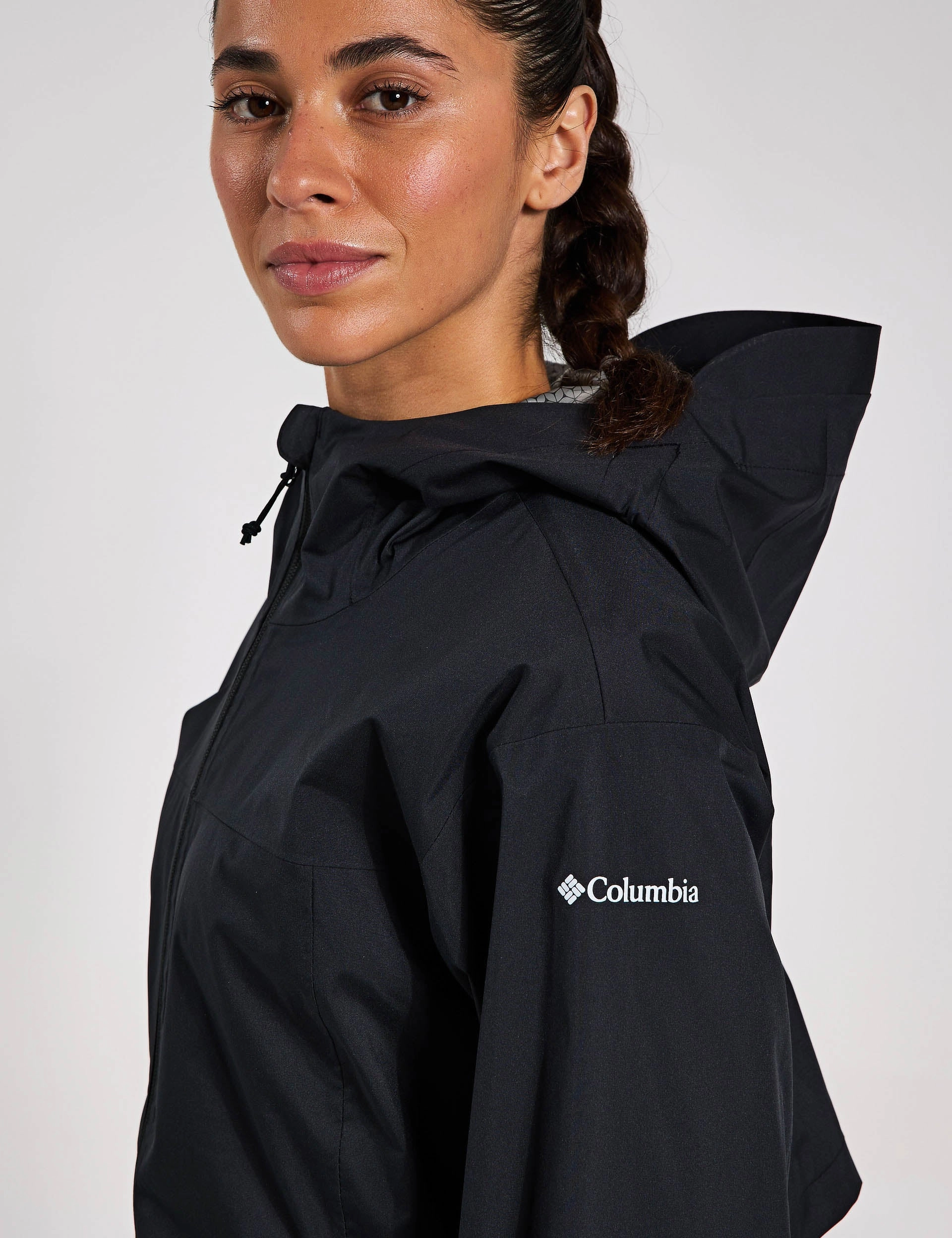 Airflow Optimization ReinforcedElbows Weekend Adventure II Long Waterproof Jacket - Black